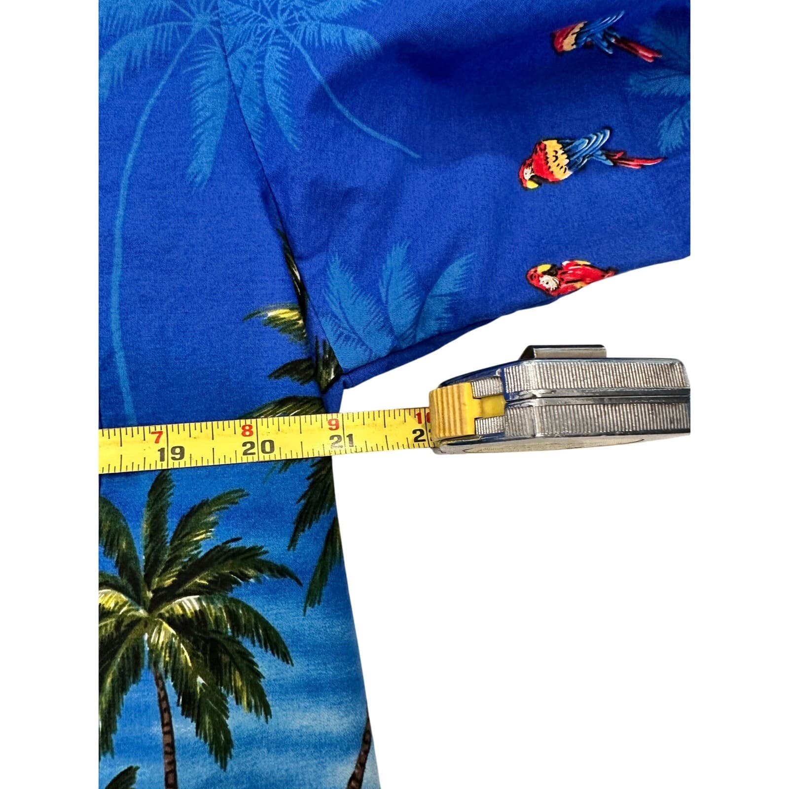 Pacific Legend Men’s Hawaiian Parrot Shirt Size Large-Excellent - Thumbnail 9
