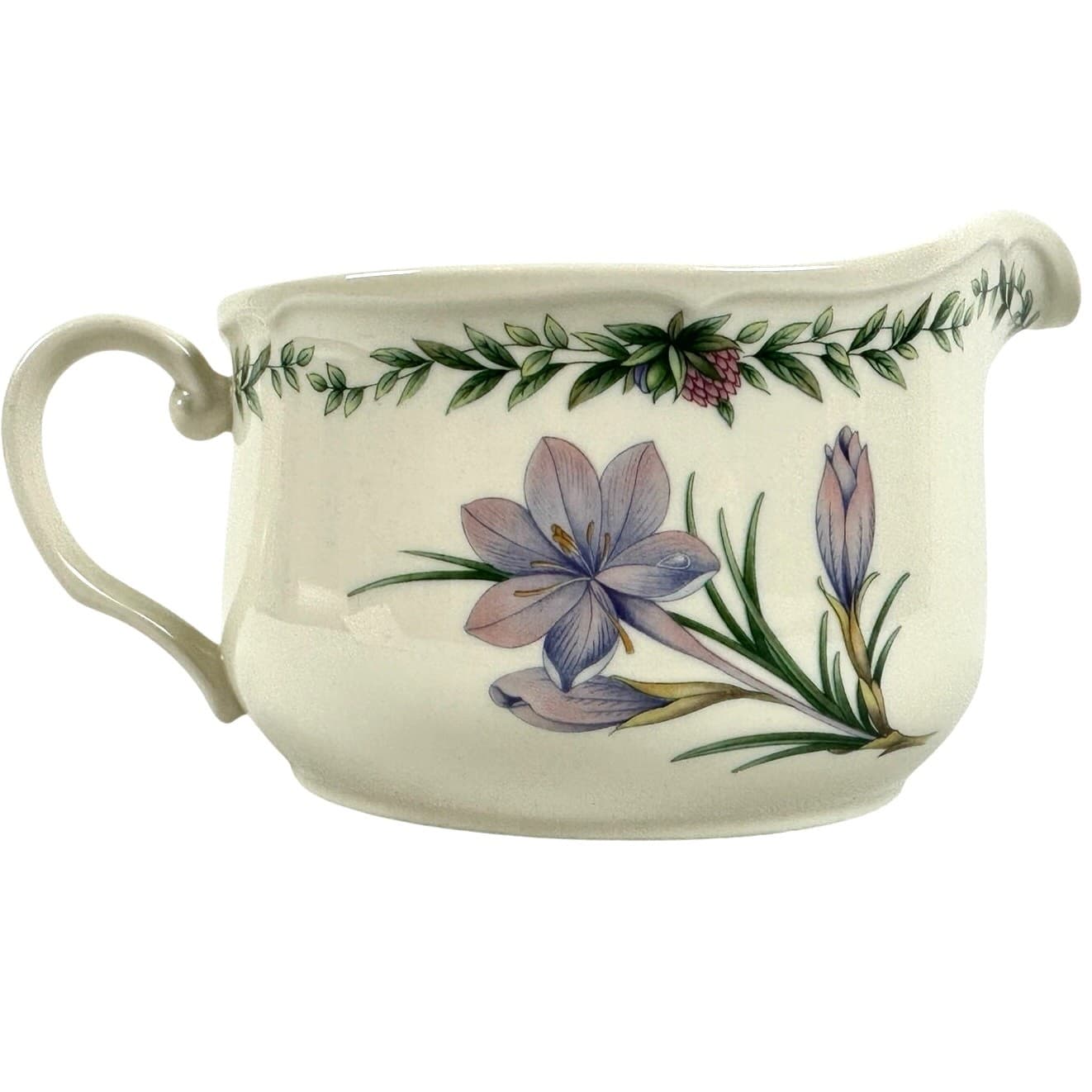 Noritake Conservatory Gala Cuisine 7915 Japan Gravy Boat/Sauce Boat-Excellent! - Thumbnail 3