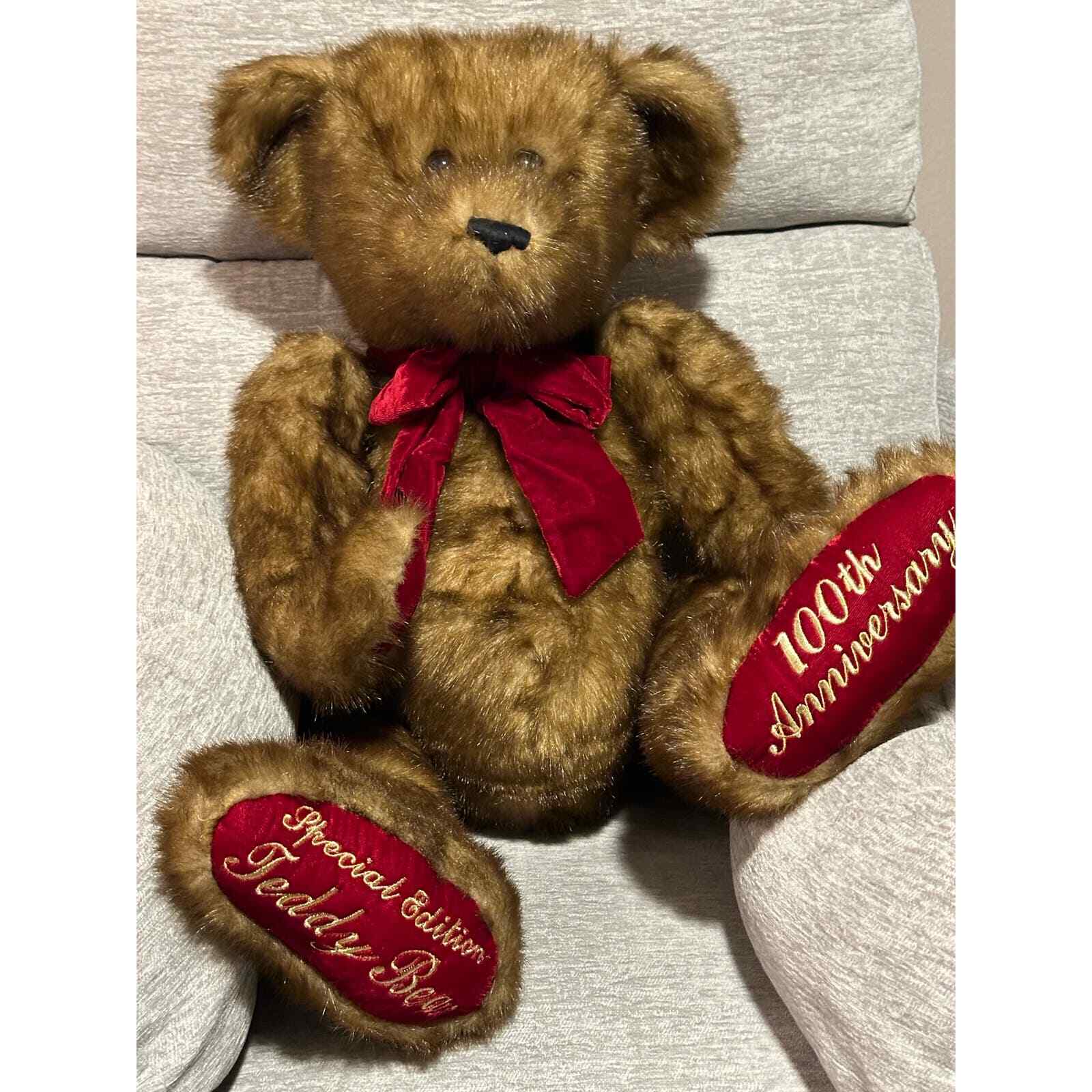 Dan Dee Collectors Choice 100th Anniversary Plush Teddy Bear 30” - Thumbnail 2