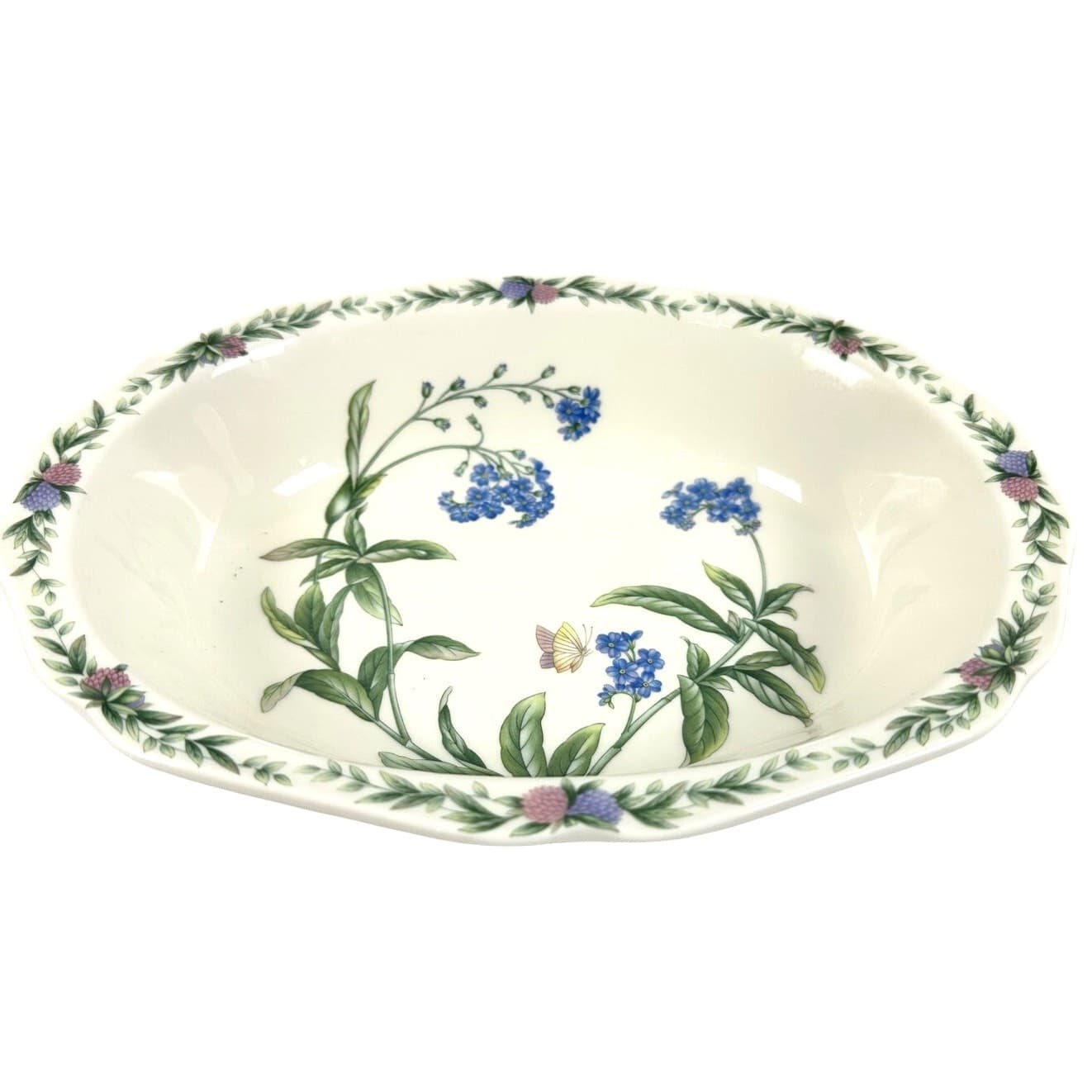 Noritake Conservatory Gala Cuisine 7915 Japan Oval Serving Bowl-Excellent! - Thumbnail 2