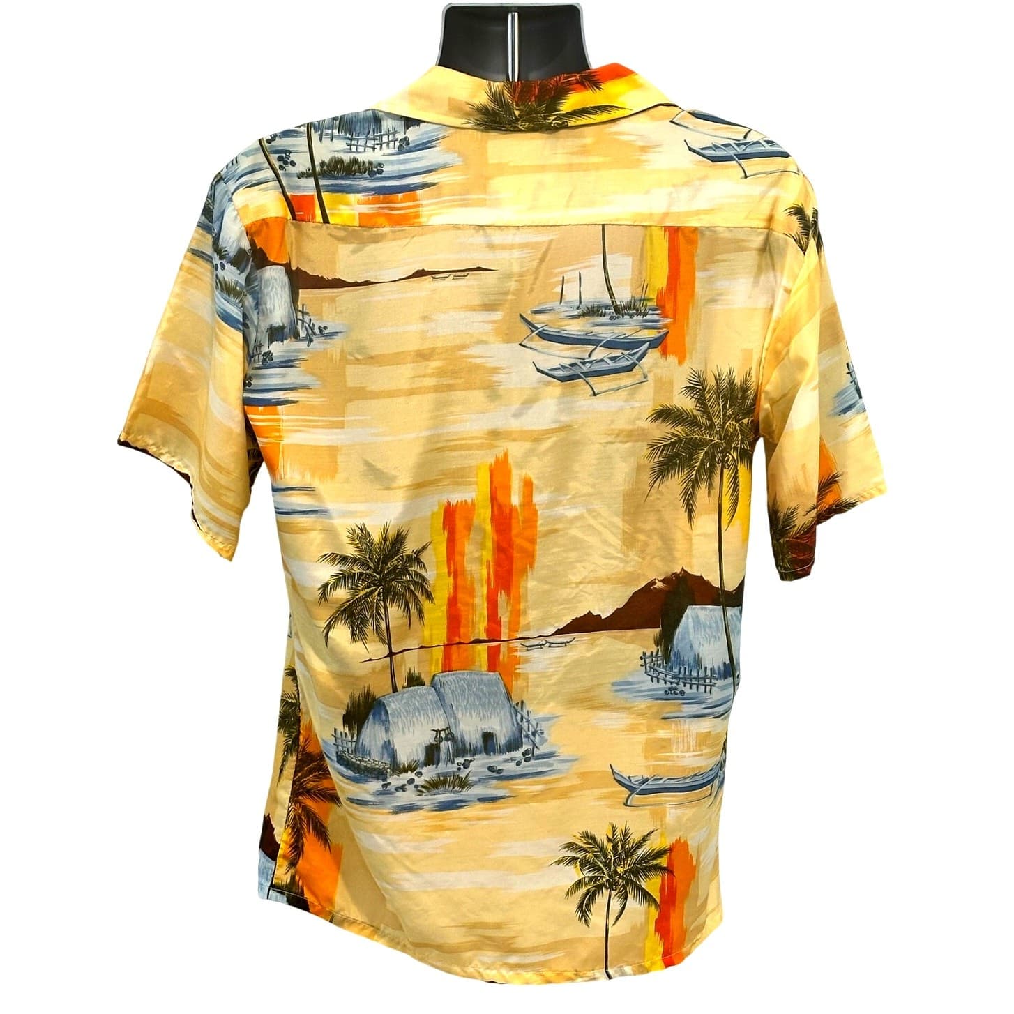 Sundek Vintage Men’s Size Large Rayon Hawaiian Shirt Excellent Condition w/Tags - Thumbnail 2