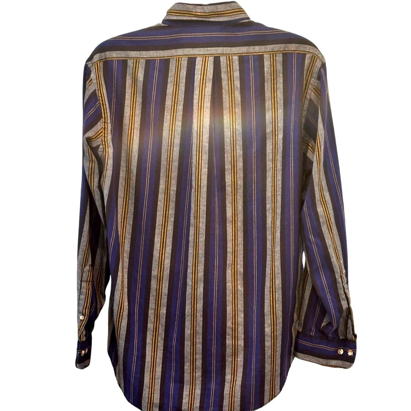 Lochlana by Hathaway Men’s Casual Long Sleeve Striped Shirt XL - Thumbnail 2