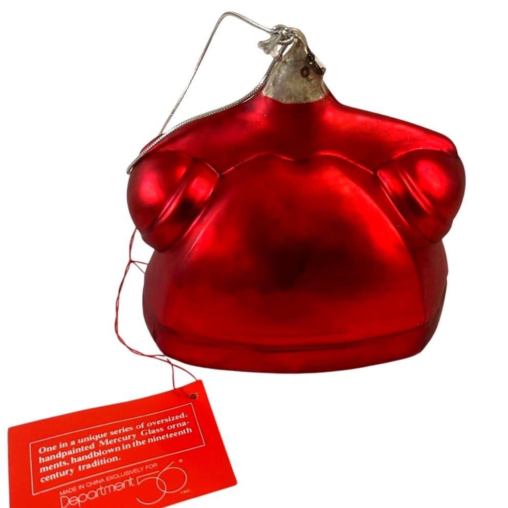Department 56 Handblown Mercury Glass Jumbo Christmas 'Telephone' Ornament-NWT - Thumbnail 2