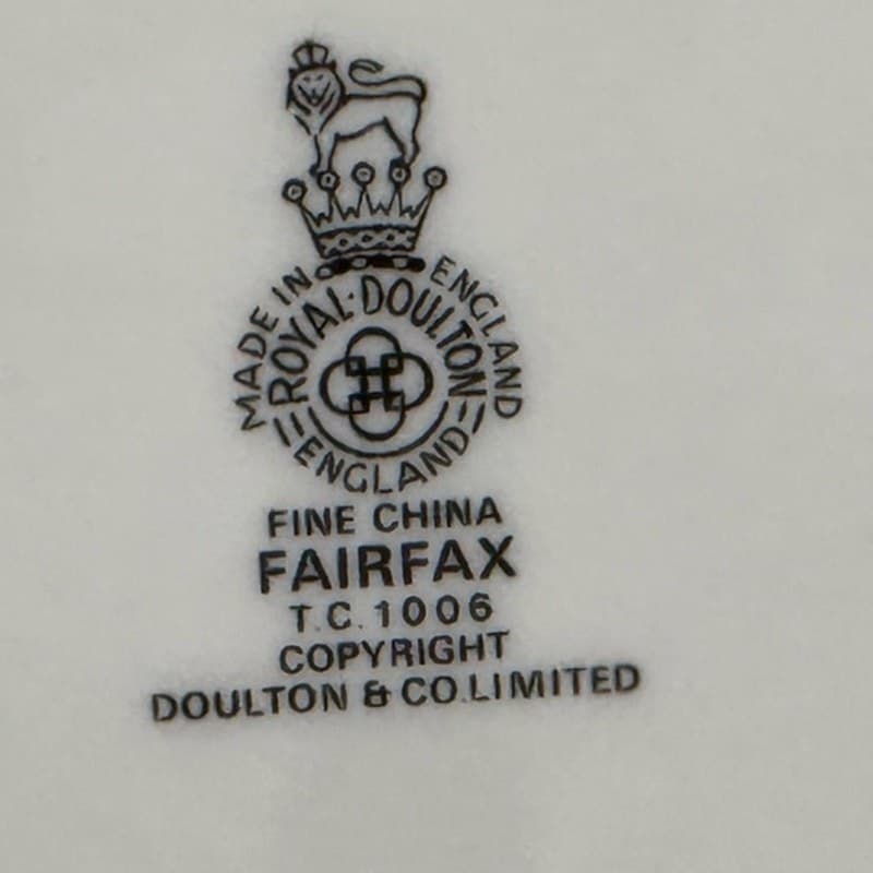 Royal Doulton Fairfax England Retired Large Oval Serving Platter-Exceptional - Thumbnail 5