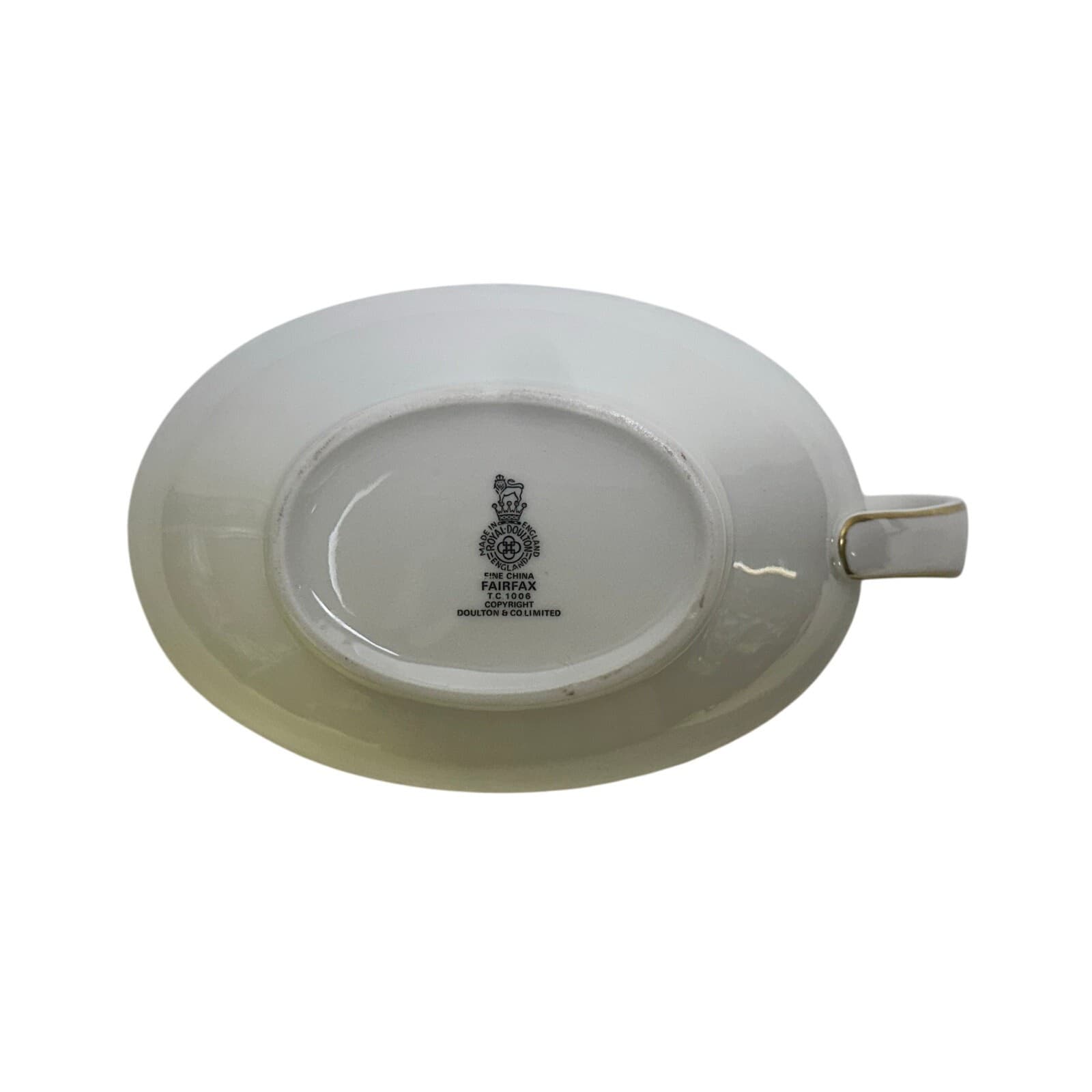 Royal Doulton 'Fairfax' England Retired Medium Oval Serving Platter & Gravy Boat - Thumbnail 7