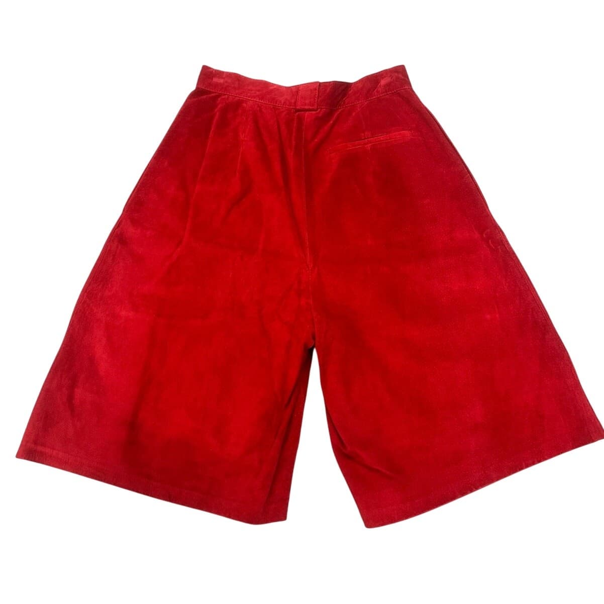 Bushwhacker USA Vintage 2-Piece Red Suede Jacket & Gaucho Short Set-New w/Tags - Thumbnail 13