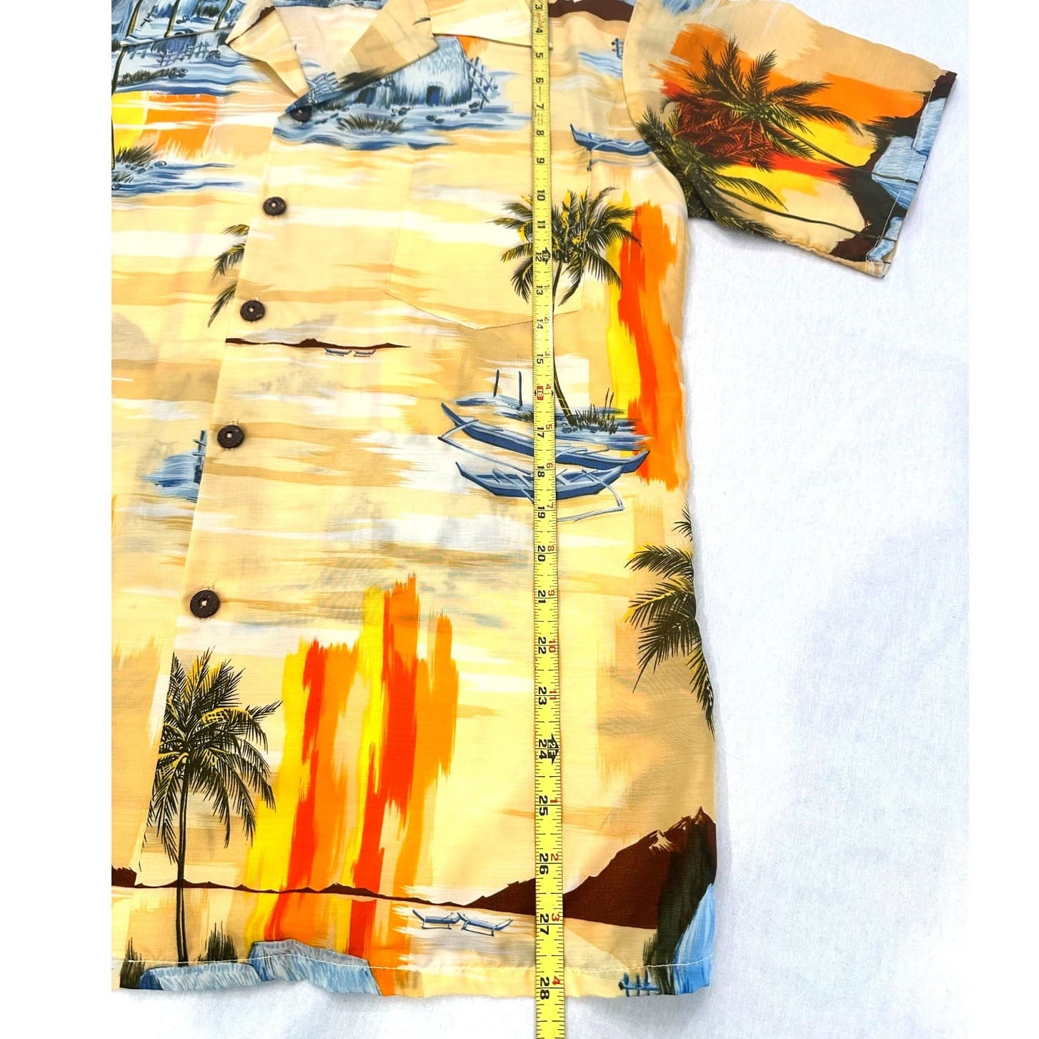 Sundek Vintage Men’s Size Large Rayon Hawaiian Shirt Excellent Condition w/Tags - Thumbnail 9