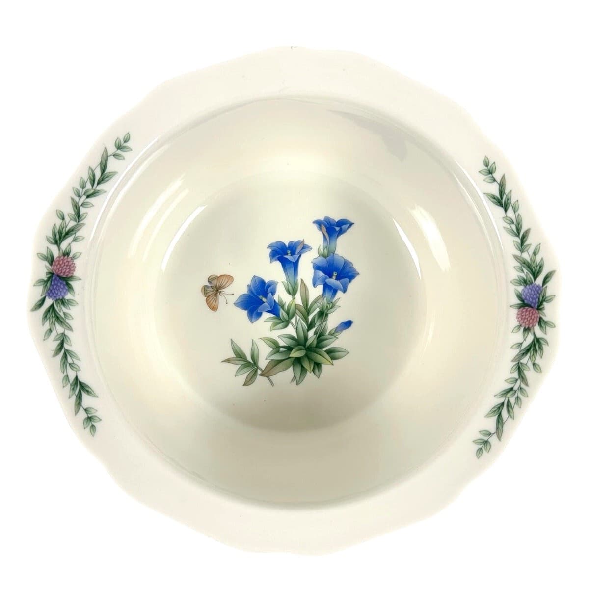 Noritake Conservatory Gala Cuisine 7915 Japan Large Round Serving Bowl-Excellent - Thumbnail 4