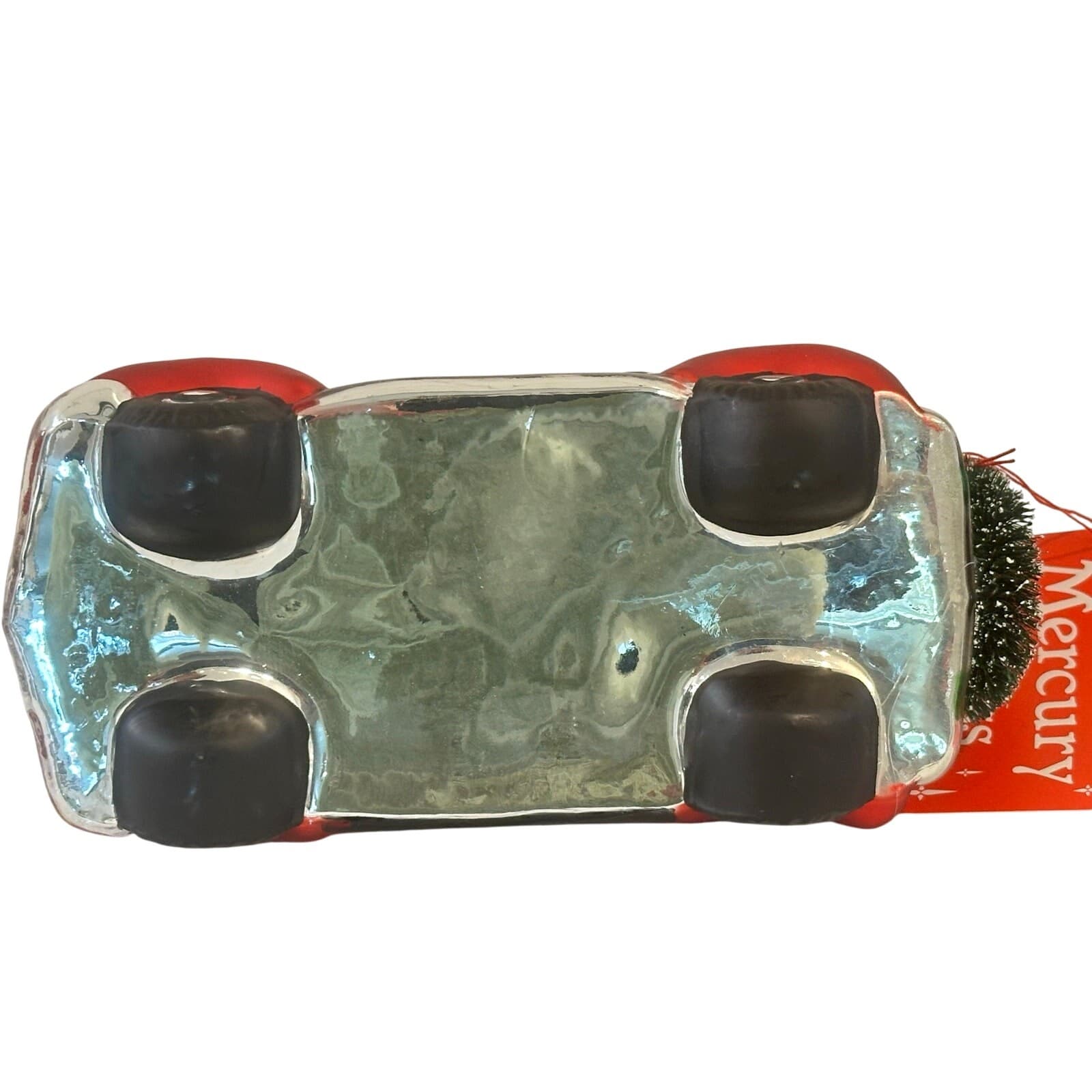 Department 56 Handblown Mercury Glass Jumbo Christmas Pickup Truck Ornament-NWT - Thumbnail 5