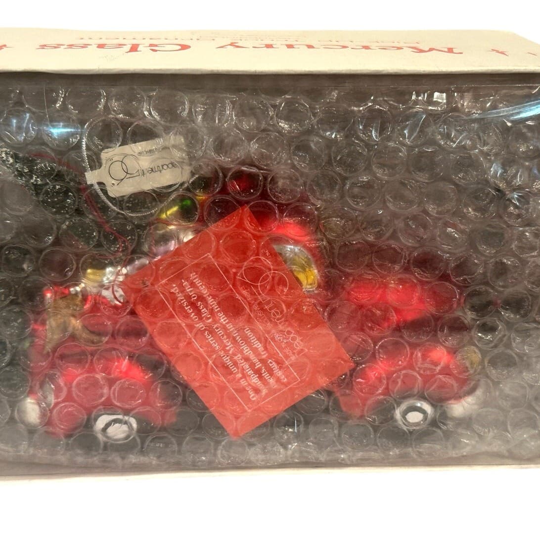 Department 56 Handblown Mercury Glass Jumbo Christmas Pickup Truck Ornament-NWT - Thumbnail 7