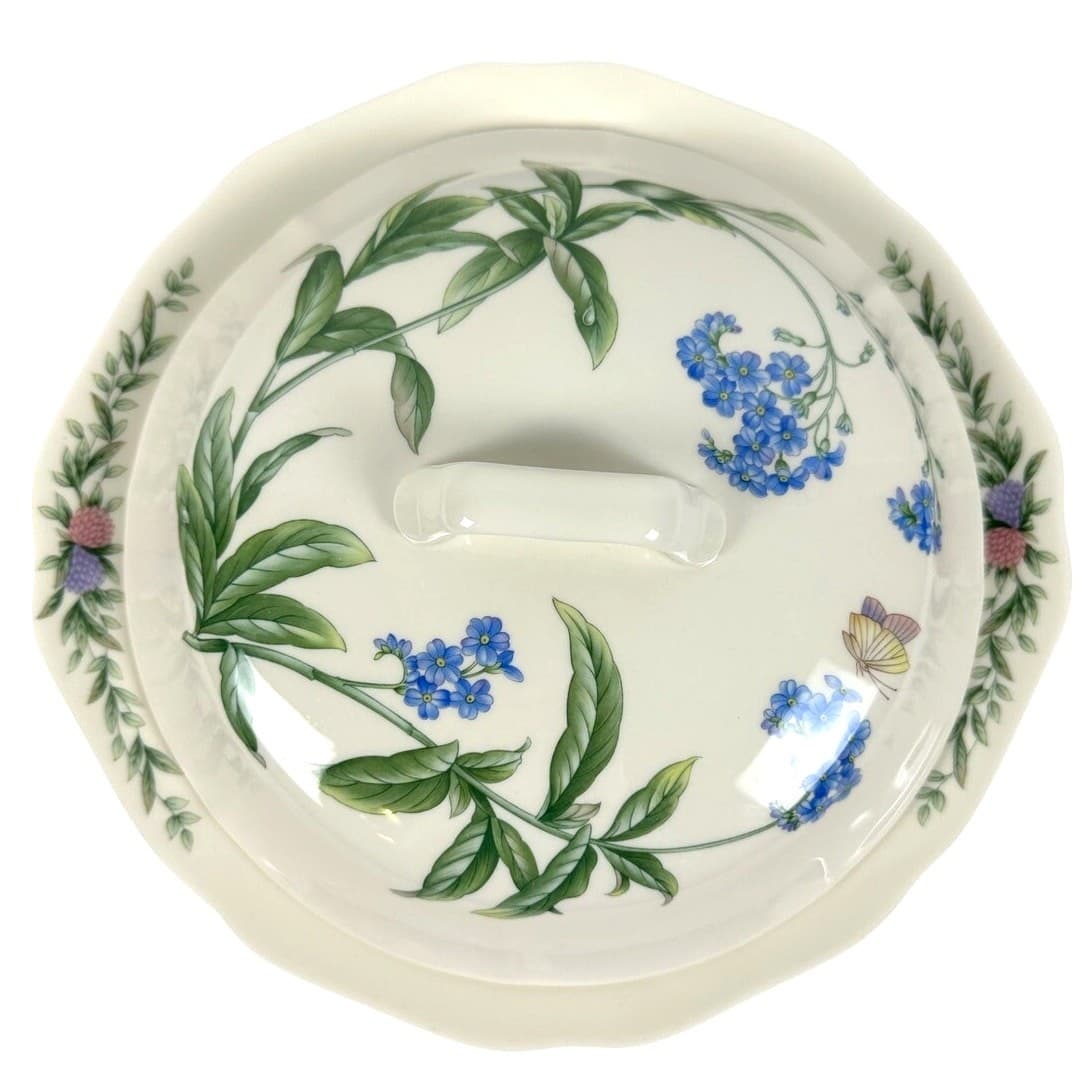 Noritake Conservatory Gala Cuisine 7915 Japan Covered Serving Bowl-Excellent! - Thumbnail 2