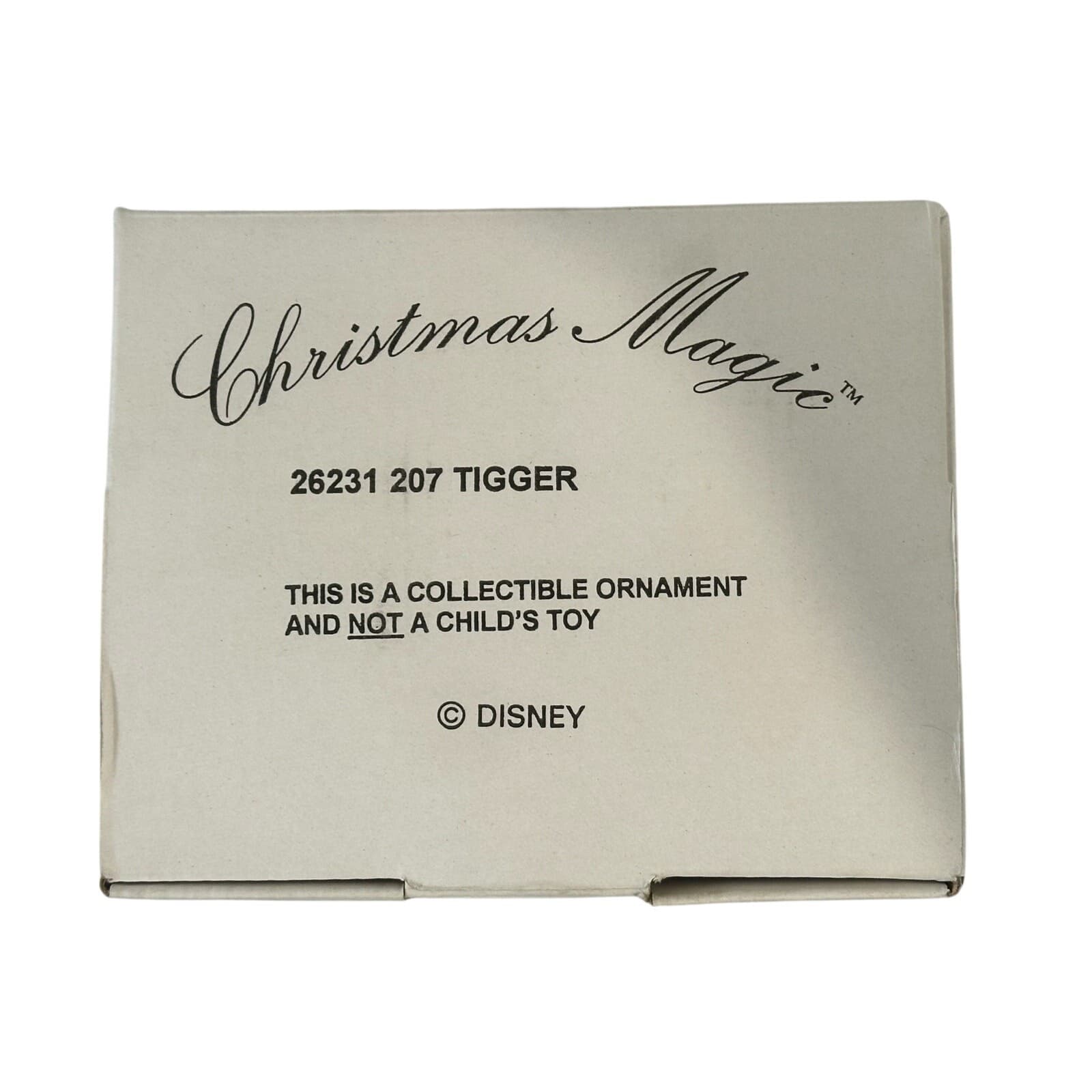 Disney Christmas Magic #207 Grolier 1980 'Tigger' Collectible Christmas Ornament - Thumbnail 6