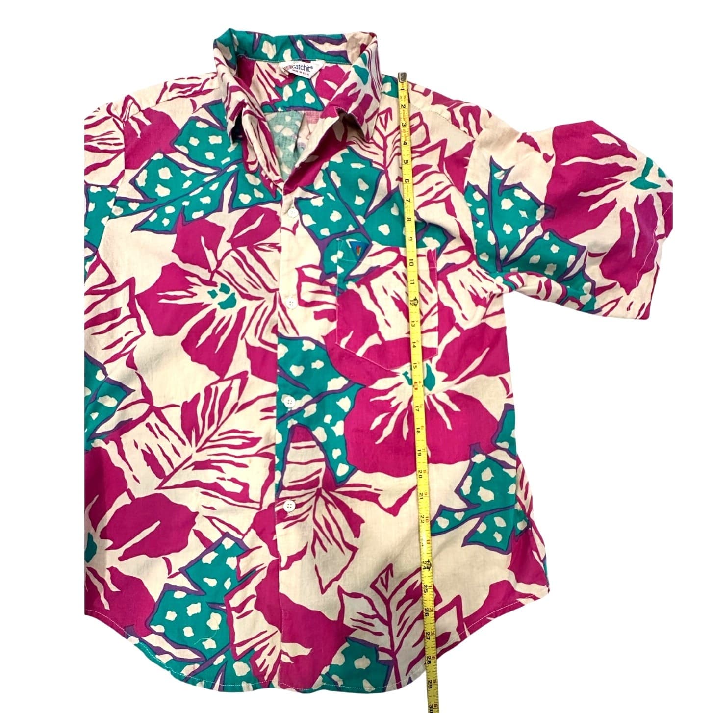 CATCHIT Men’s Vintage Hawaiian Shirt Size XL Very Good Condition - Thumbnail 6