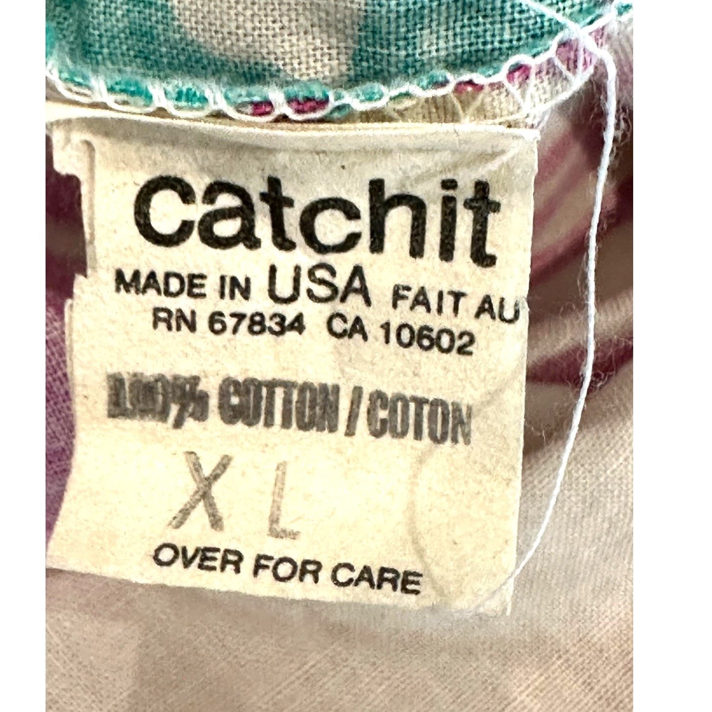 CATCHIT Men’s Vintage Hawaiian Shirt Size XL Very Good Condition - Thumbnail 9