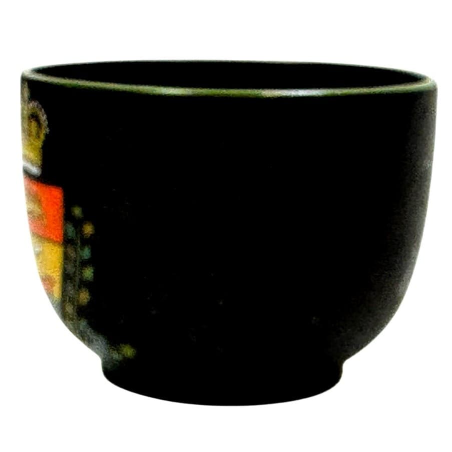 Wedgwood c.1890-1920 Kenlock Ware Black Basalt Creamer/Sugar New Brunswick Crest - Thumbnail 7