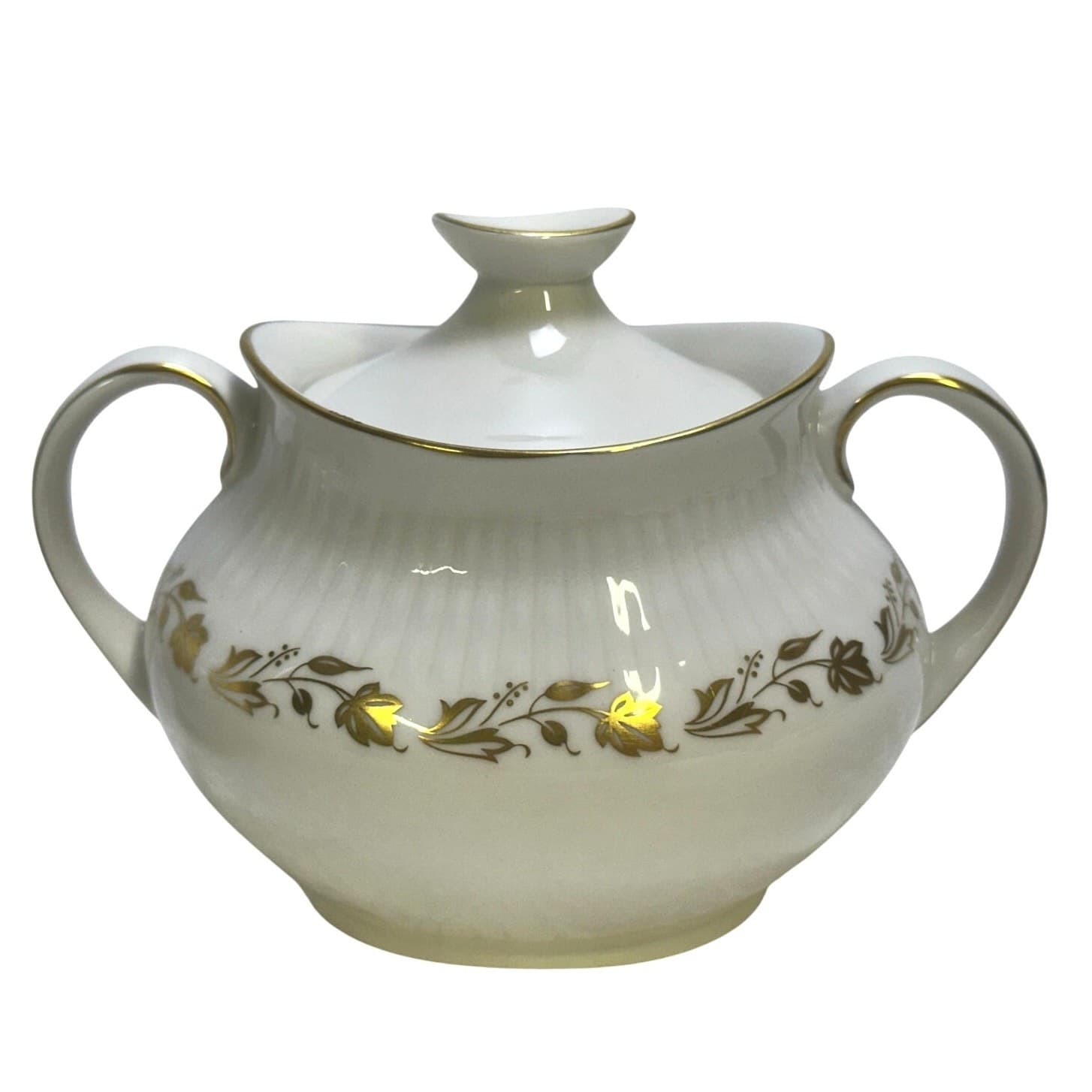 Royal Doulton 'Fairfax' England Retired Creamer & Sugar Bowl Set-Exceptional - Thumbnail 2