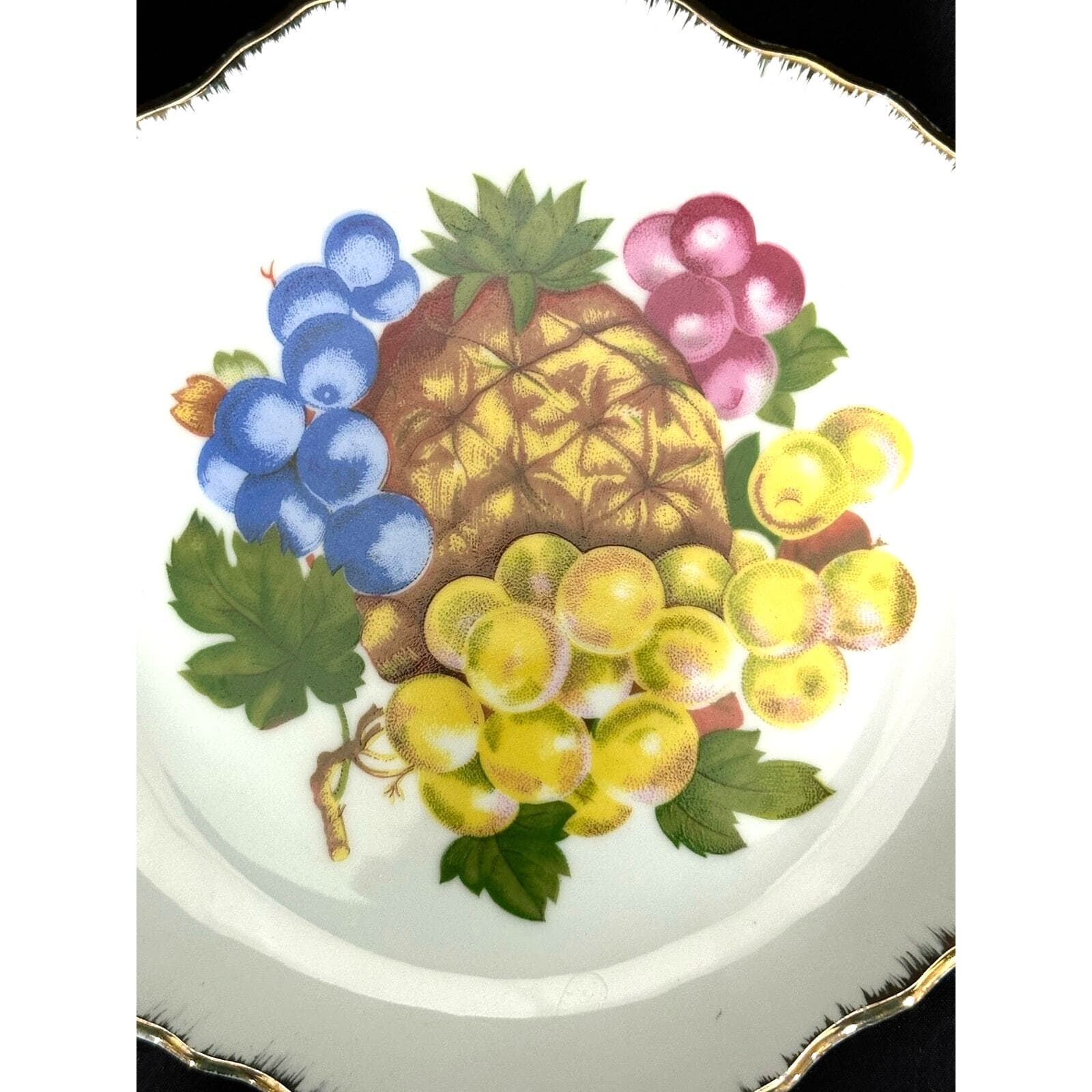 Korea Hand Painted Fruit Design Decorative Plate 7.25" - Thumbnail 2