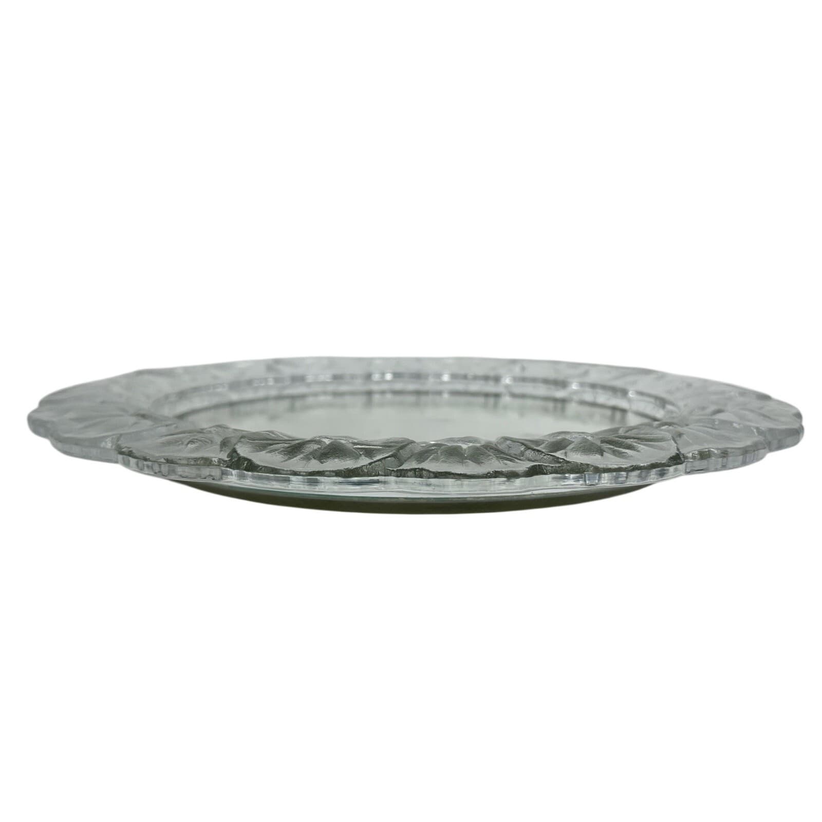 Crystal Art Mirror Vanity Tray Frosted Honfleur-Rare and Unique Vintage - Thumbnail 7