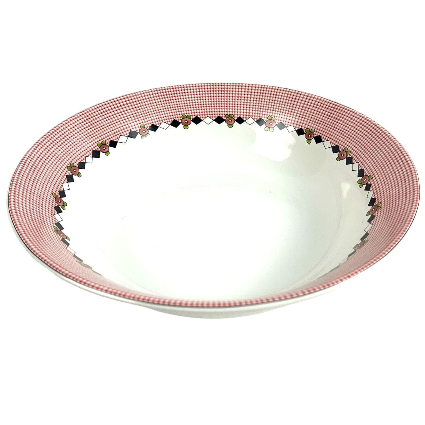 Sakura Mary Engelbreit 1994 Garden Time 9.5" Serving Bowl Excellent Condition! - Thumbnail 3