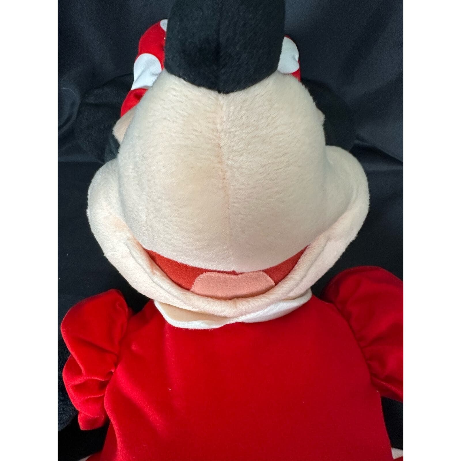 Disney Minnie Mouse Jumbo 29" Vintage Plush with Red White Polka Dot Dress - Thumbnail 9