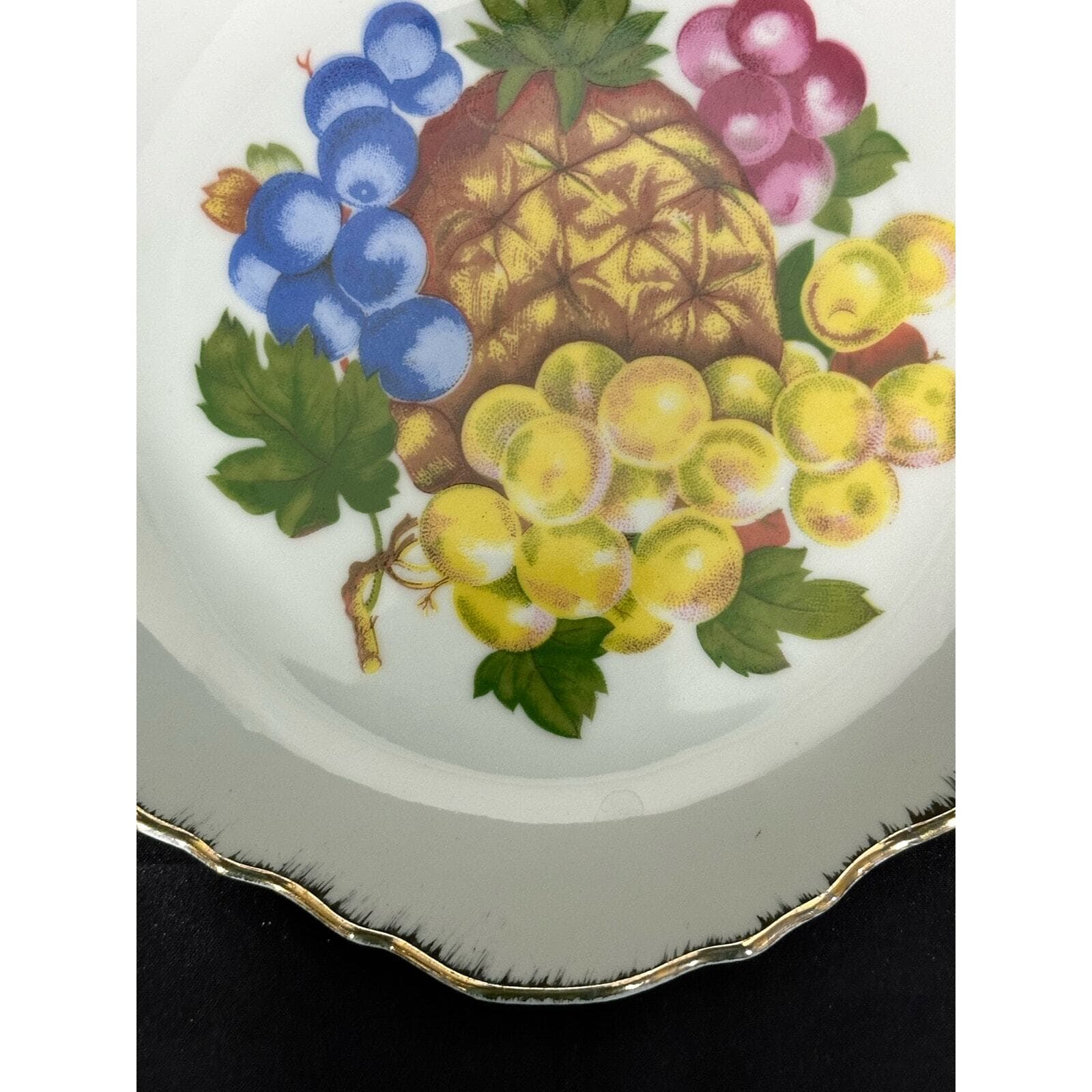 Korea Hand Painted Fruit Design Decorative Plate 7.25" - Thumbnail 6