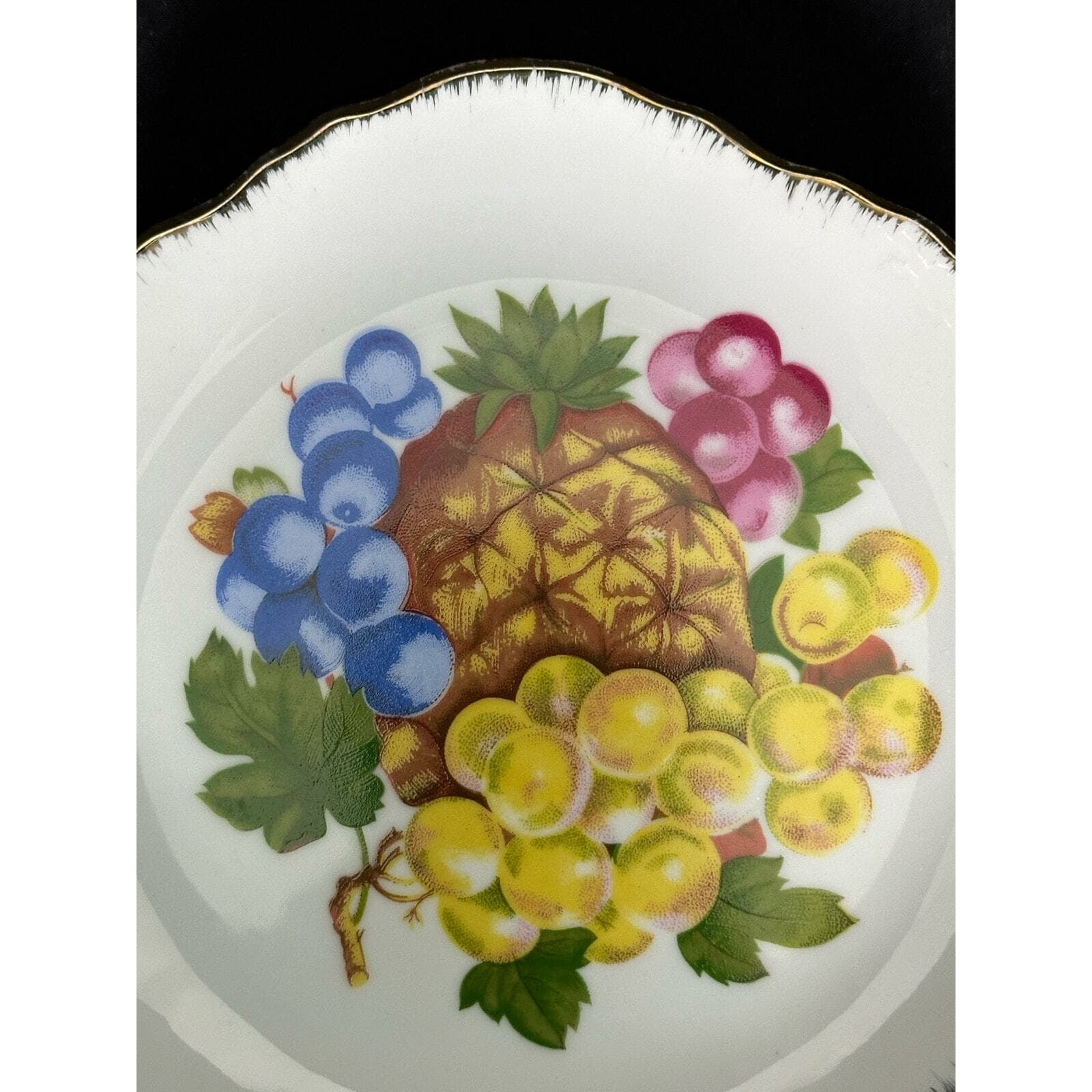Korea Hand Painted Fruit Design Decorative Plate 7.25" - Thumbnail 4