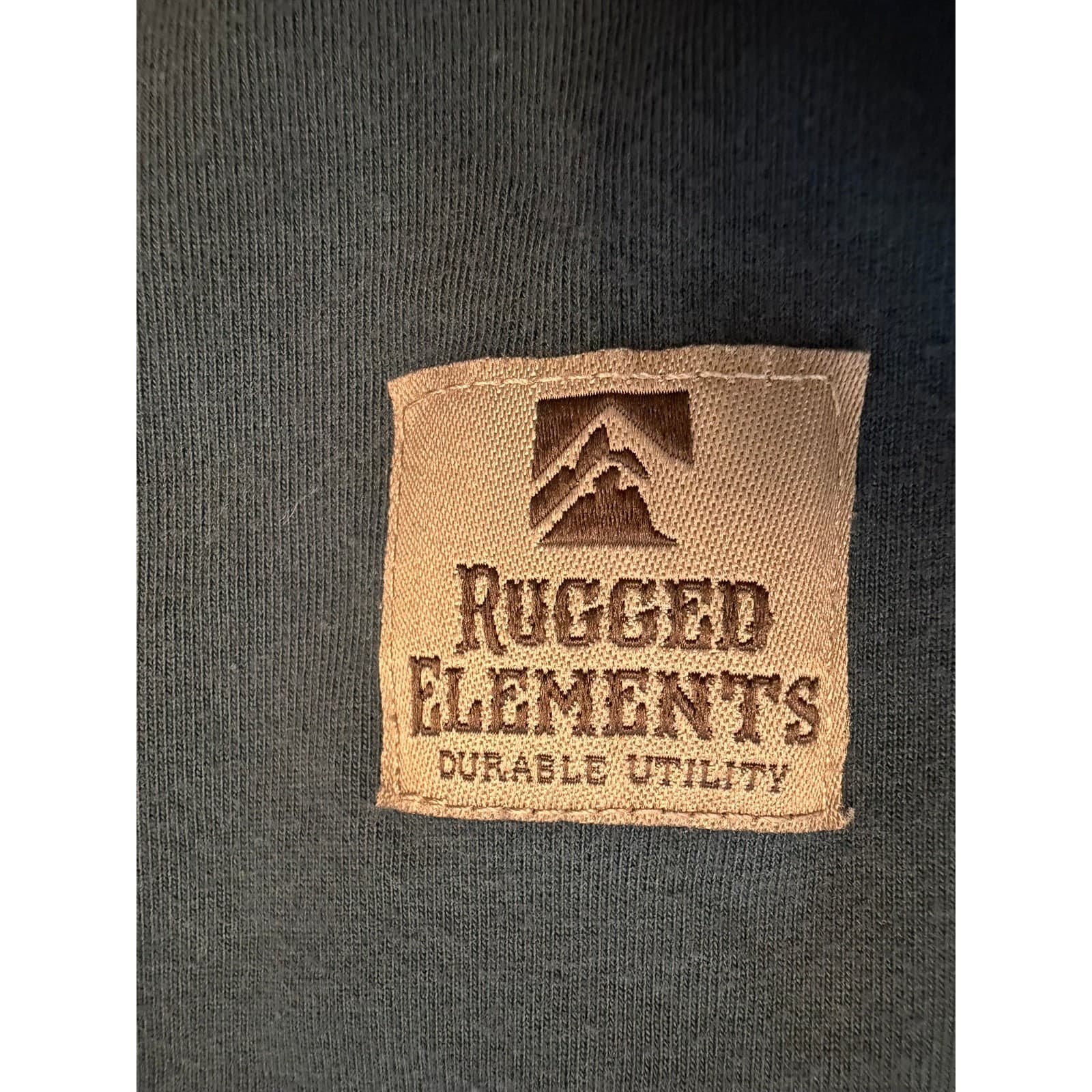 Rugged Elements Pocket T-Shirt Lot of 2 Blue Gray Men's XXL Short Sleeve Cotton - Thumbnail 5