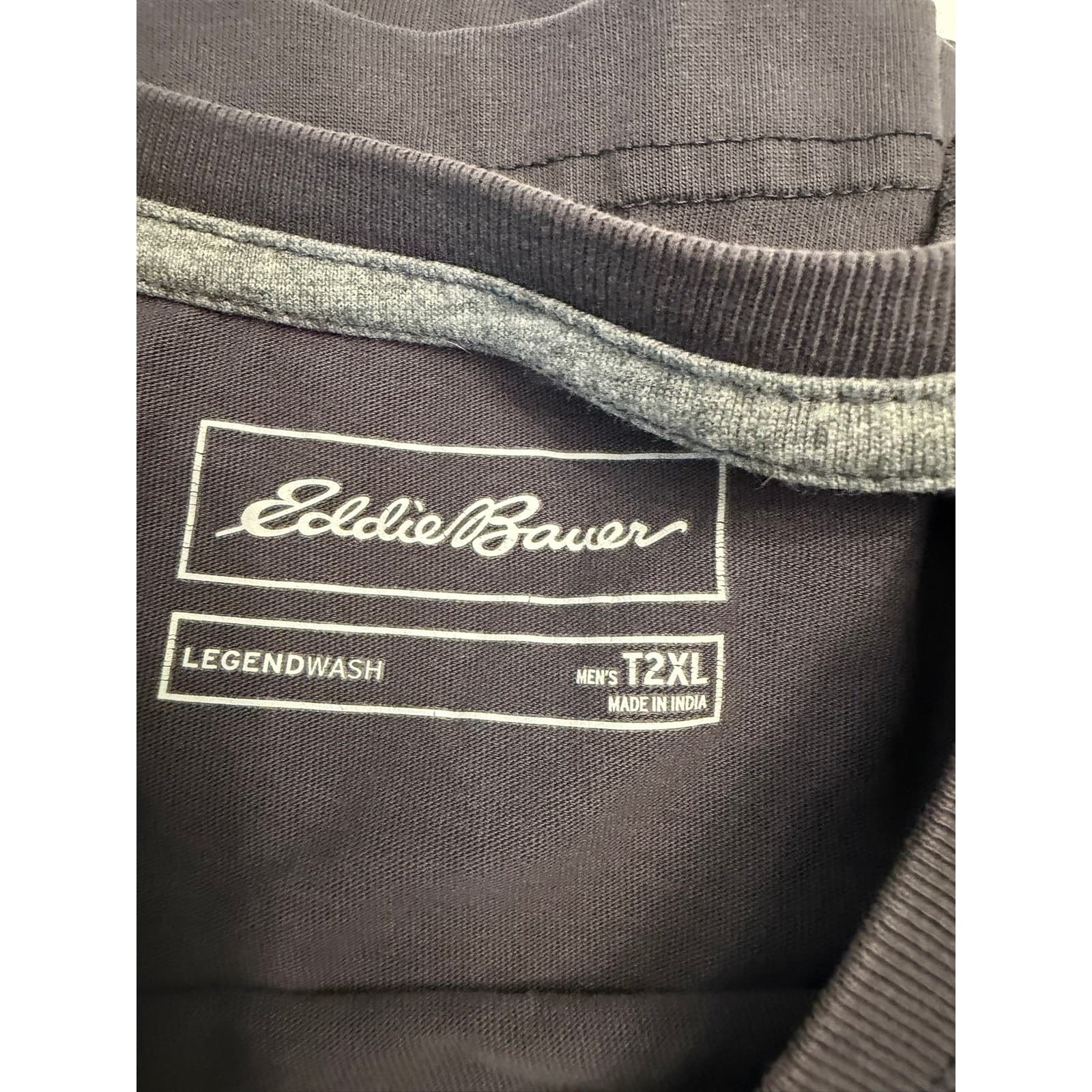Lot 4 Eddie Bauer Legend Wash Pocket T Shirts Men's T2XL Gray Black Green Sage - Thumbnail 5
