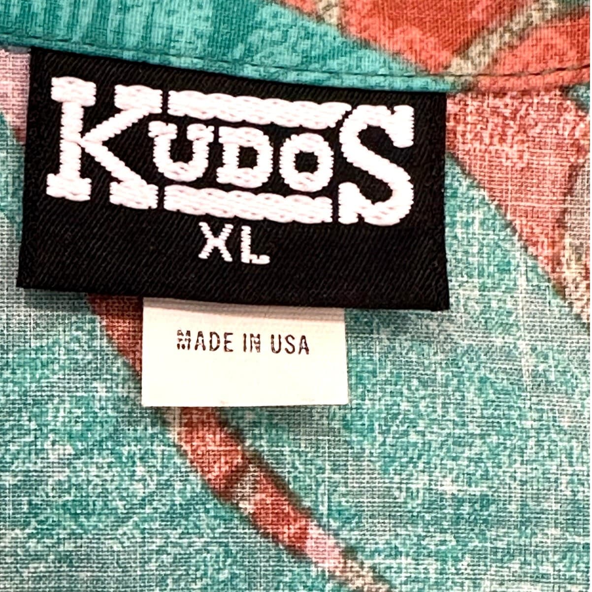 Kudos Vintage Mens XL Hawaiian Shirt USA With Tags NOS - Thumbnail 4