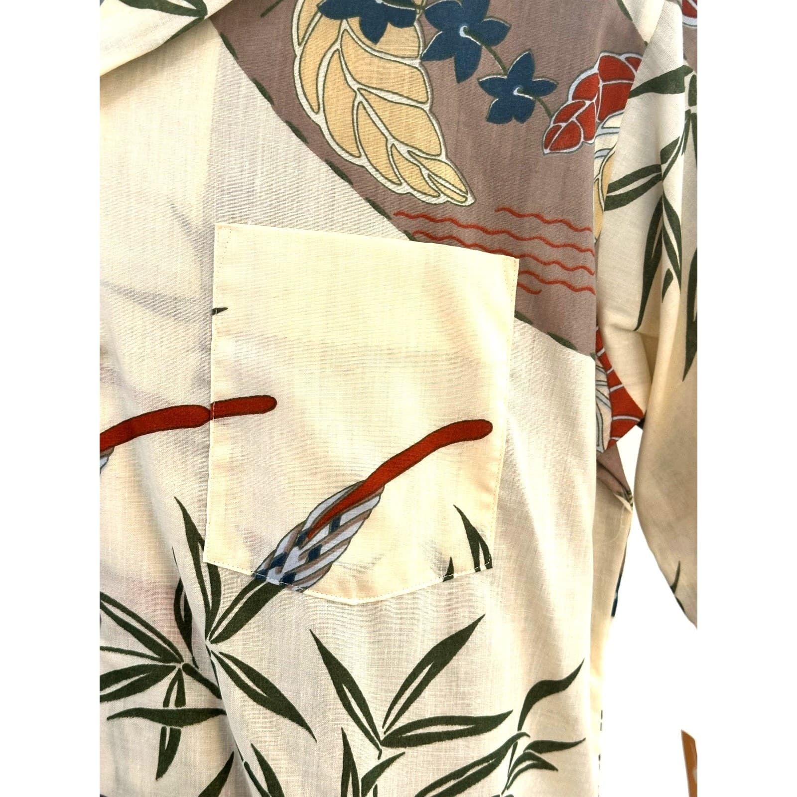 Campus Vintage Hawaiian Shirt w/tags Large NOS-Excellent Condition - Thumbnail 2