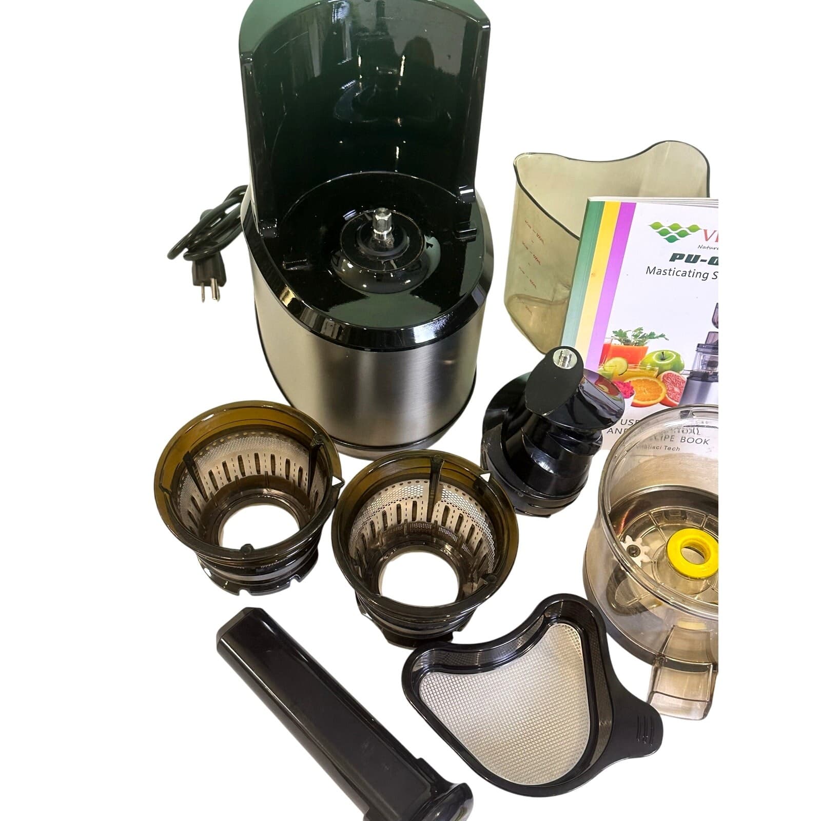 Vitalisci PU-009 Masticating Whole Slow Juice Extractor Cold Press Juicer - Thumbnail 4