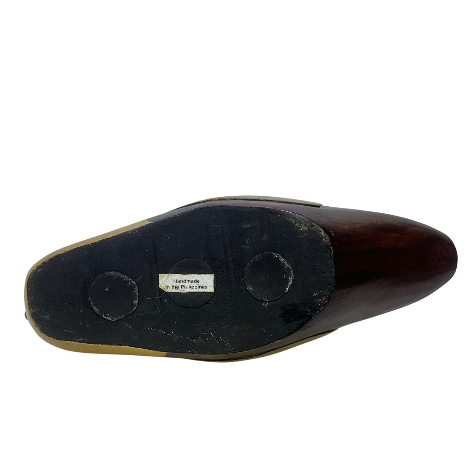Hand Carved Painted Vintage Wooden Duck Decoy Philippines Exceptional Details - Thumbnail 8