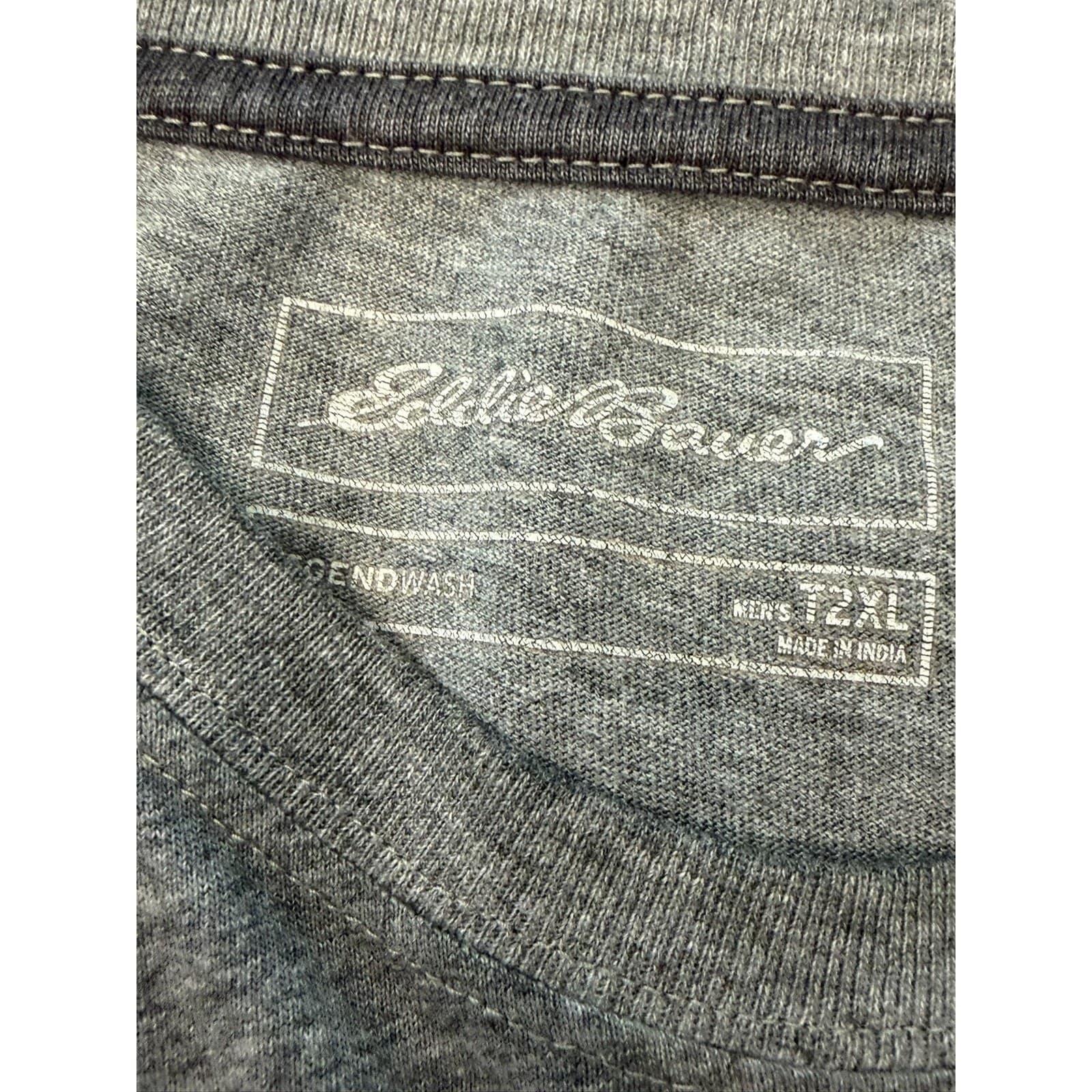 Eddie Bauer Legend Wash Pocket T Shirt Lot 2 Mens 2XL Gray Burgundy Long Sleeve - Thumbnail 5
