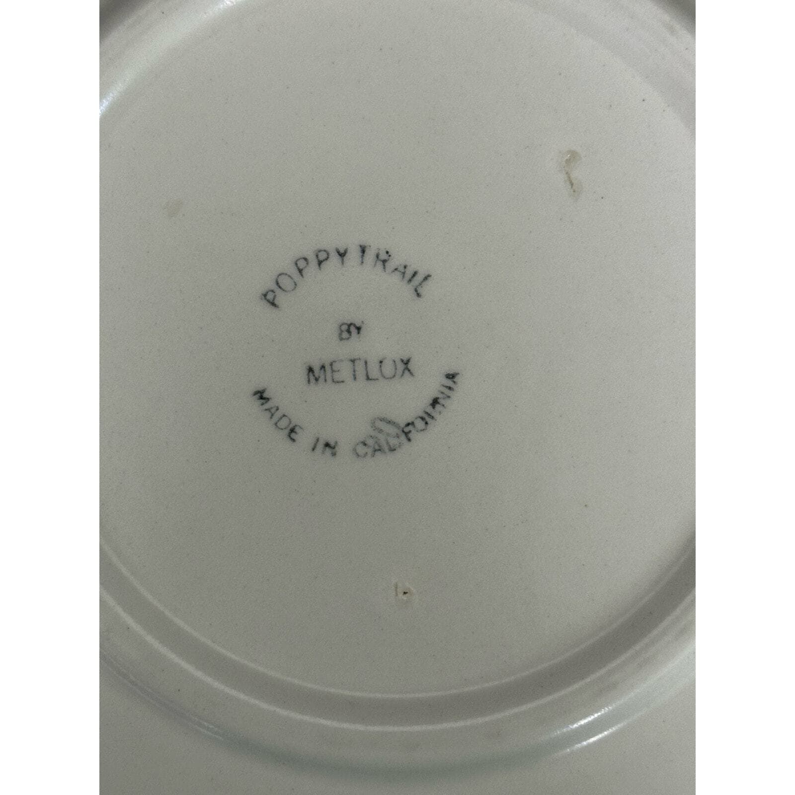 METLOX Poppy Trail Sculptured Blue Grape Vintage Gravy Boat - Thumbnail 11