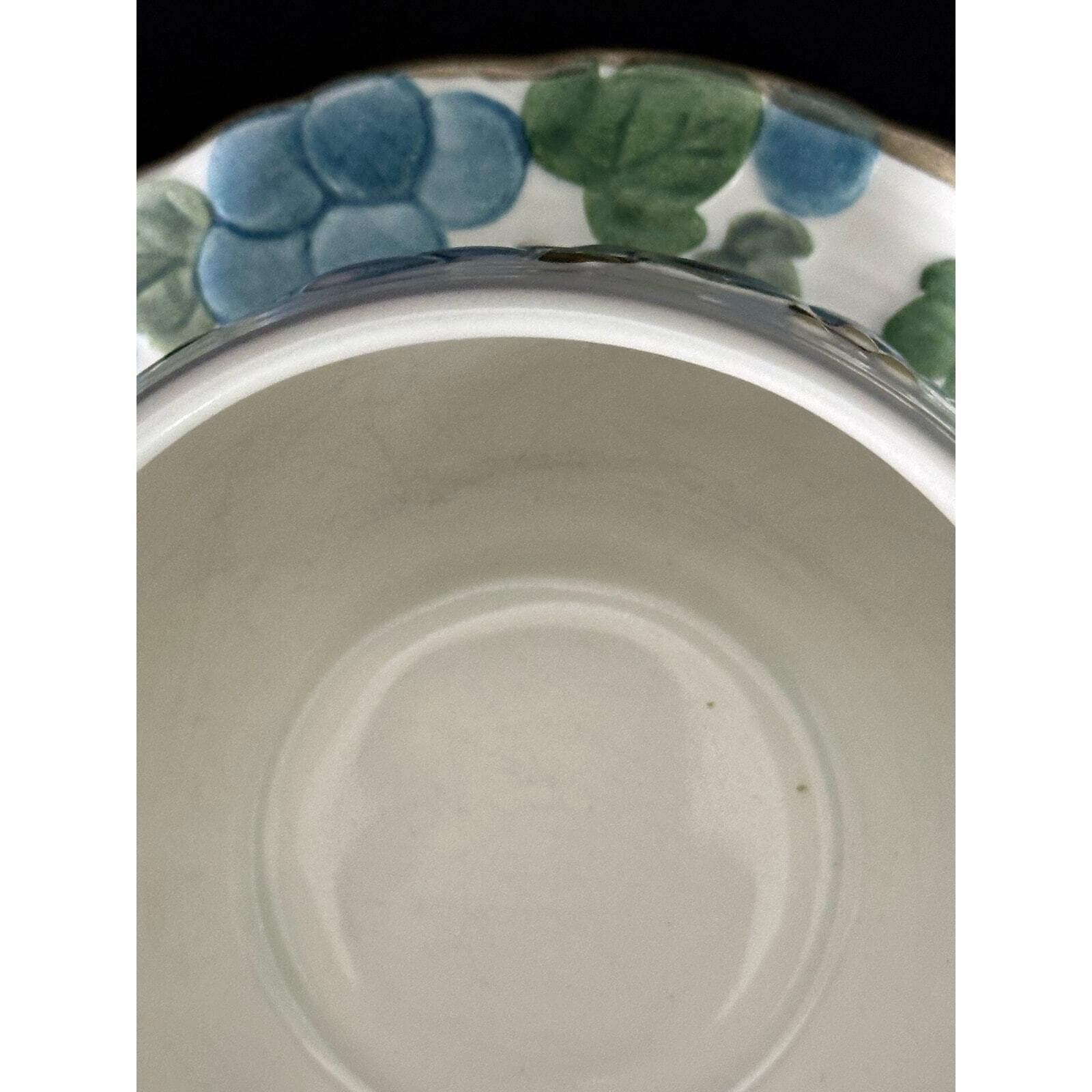 METLOX Poppy Trail Sculptured Blue Grape Vintage Gravy Boat - Thumbnail 7