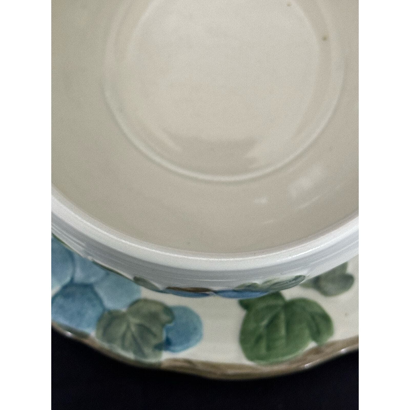 METLOX Poppy Trail Sculptured Blue Grape Vintage Gravy Boat - Thumbnail 9