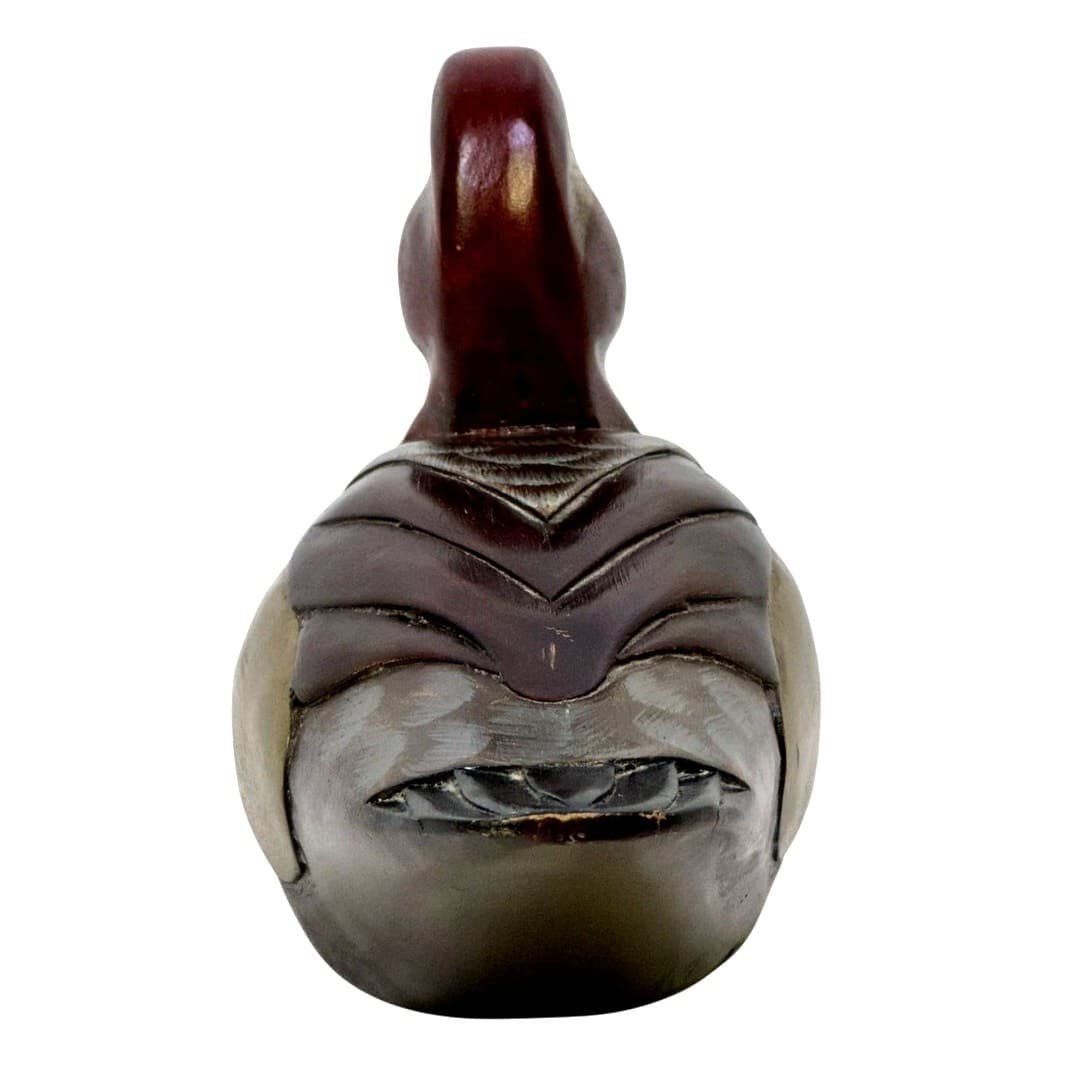 Hand Carved Painted Vintage Wooden Duck Decoy Philippines Exceptional Details - Thumbnail 5