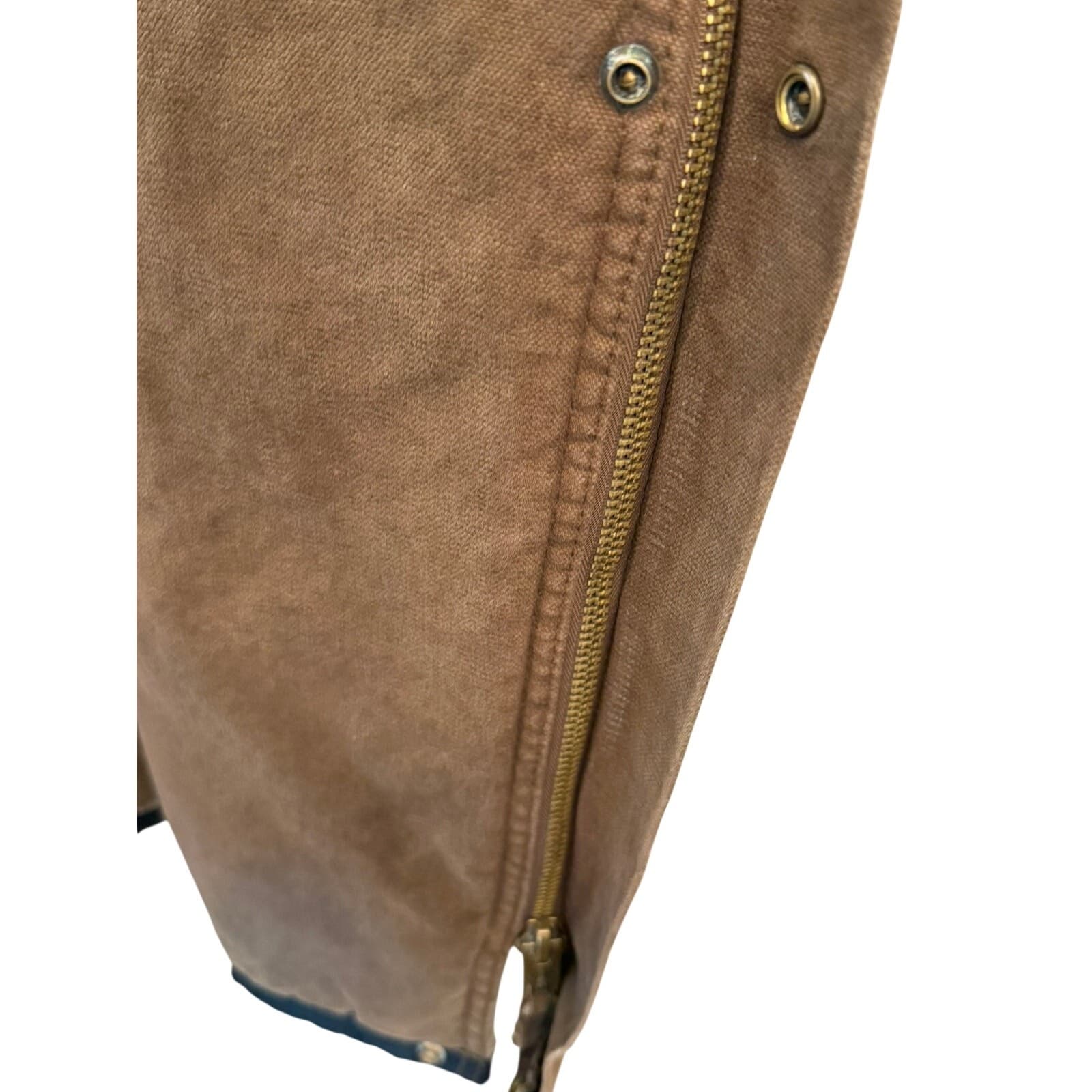Berne Insulated Duck Canvas Bib Overalls Brown 2XL Regular B377BB Workwear - Thumbnail 13
