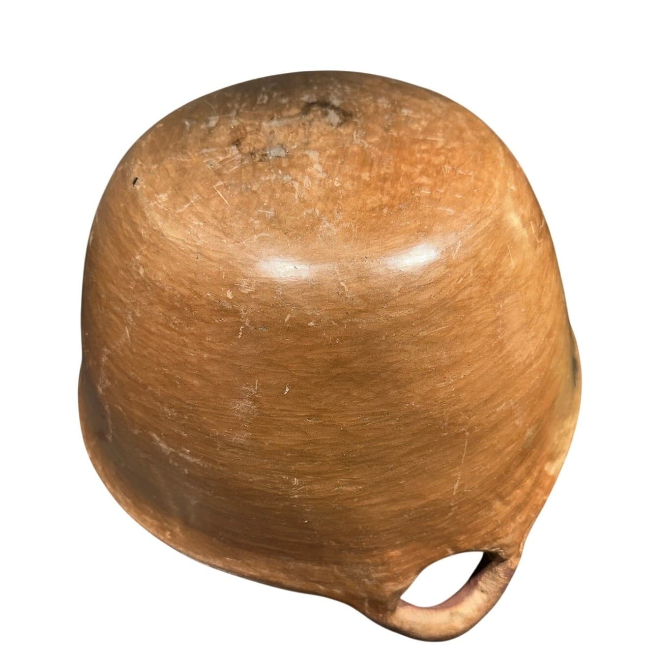 Primitive Early 20th-Century Redware Mexican Cazuela-Style Two-handled bowl - Thumbnail 8