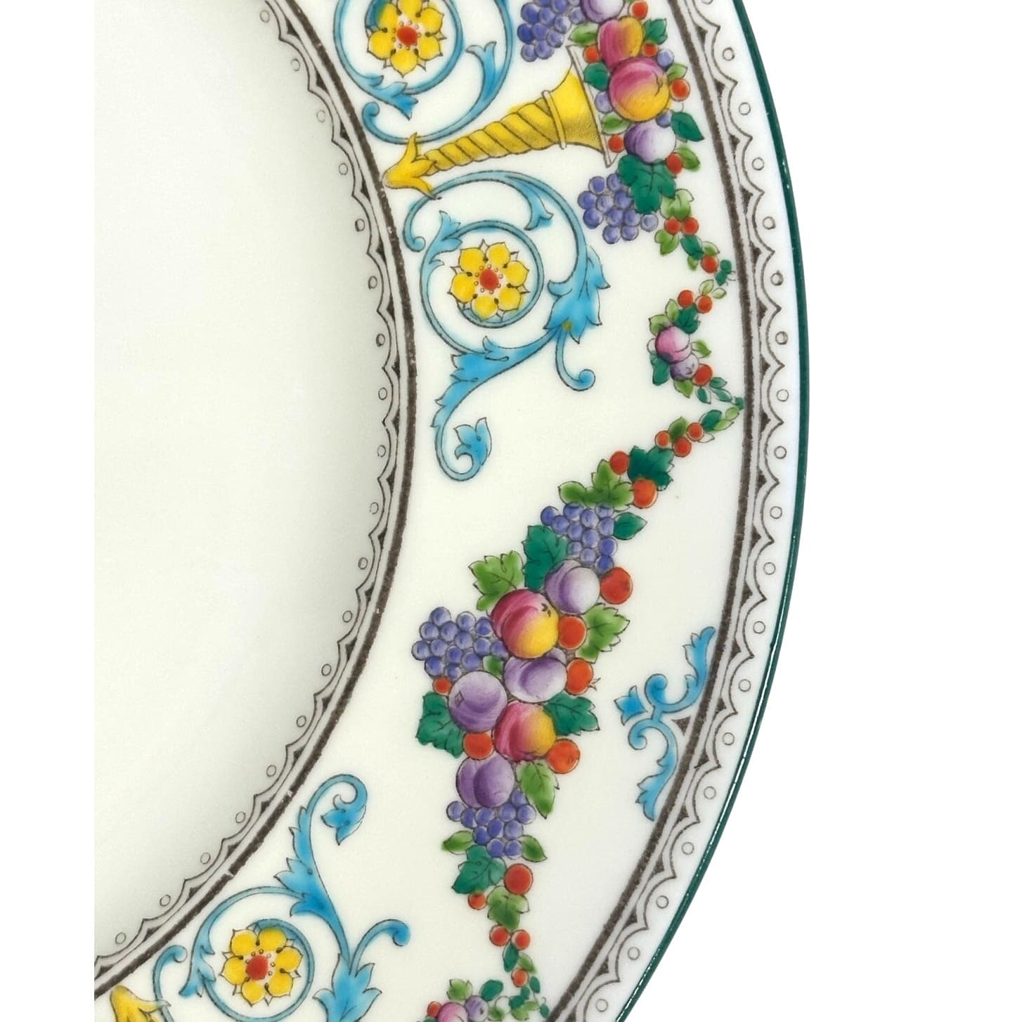 Antique Wedgwood Retired Ventnor Enameled 8.75" Luncheon Plates 1920's - Thumbnail 3