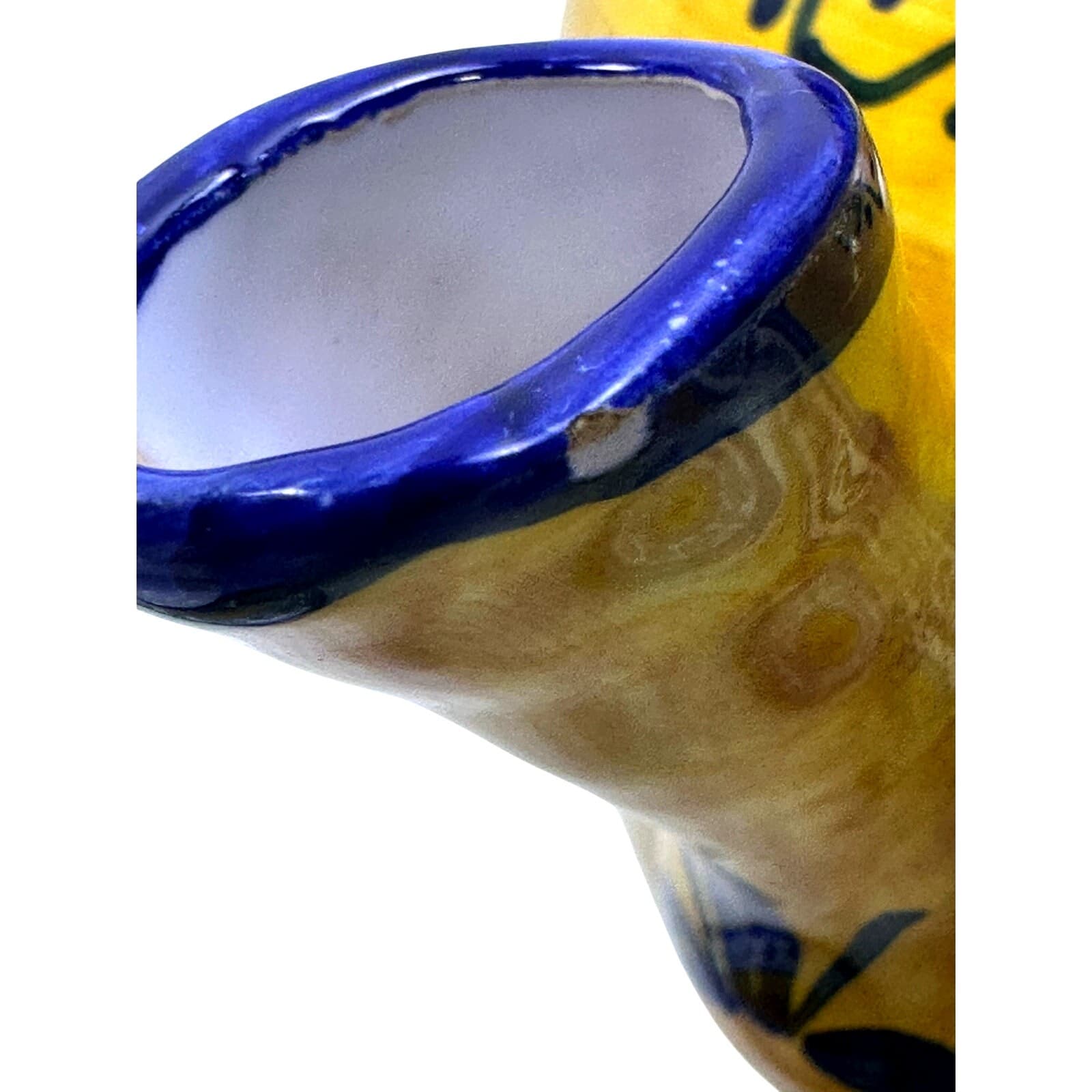 De La Cal Barreira Puente Spain Ceramic Pottery 15-Piece Tea Set-Extremely Rare - Thumbnail 4