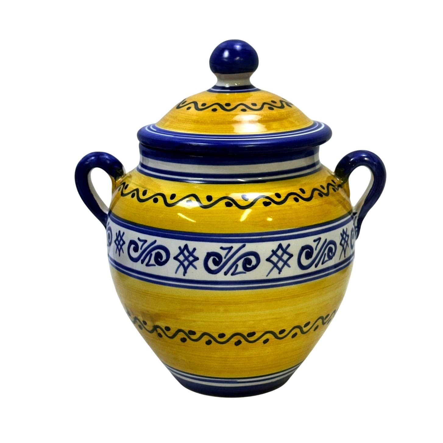 De La Cal Barreira Puente Spain Ceramic Pottery 15-Piece Tea Set-Extremely Rare - Thumbnail 7