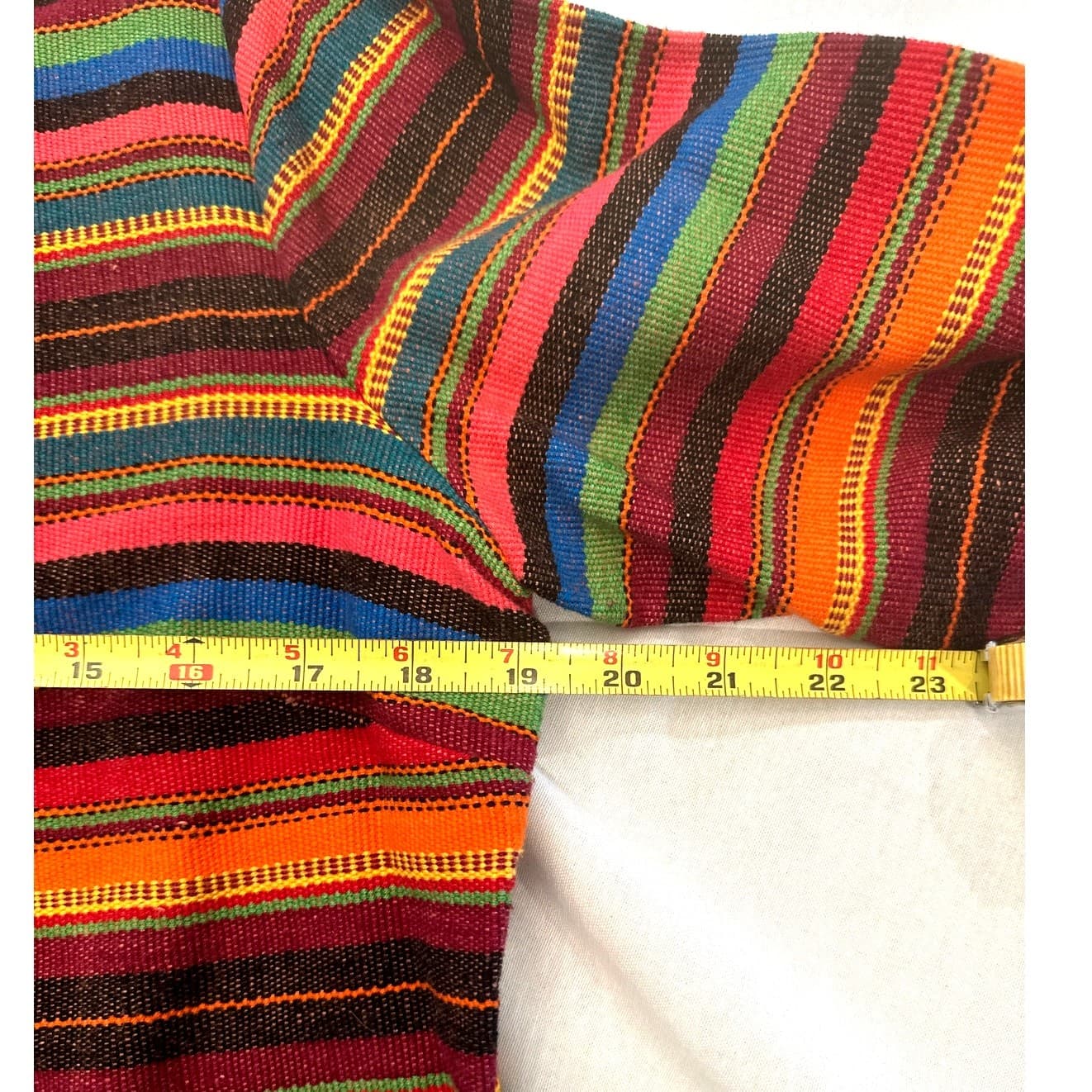 Sharon Young Multicolor Stripe & Beaded Fringe Cropped Jacket Size 10 Excellent - Thumbnail 9