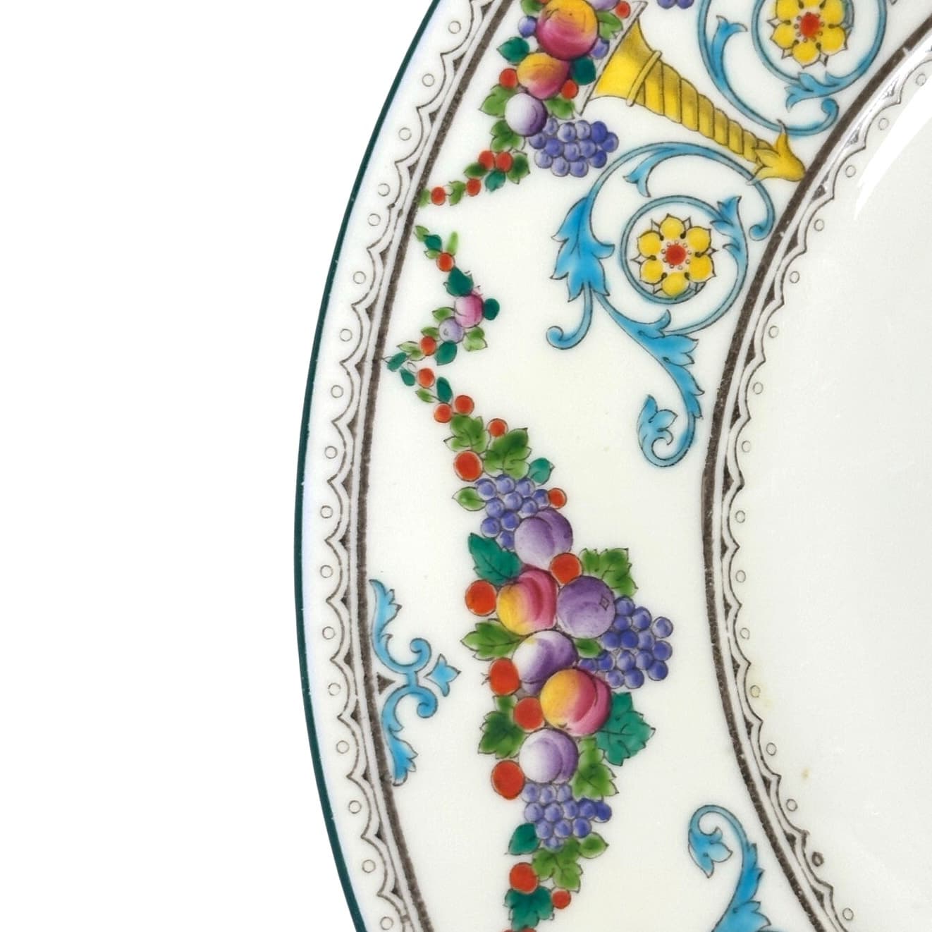 Antique Wedgwood Retired Ventnor Enameled 8.75" Luncheon Plates 1920's - Thumbnail 5