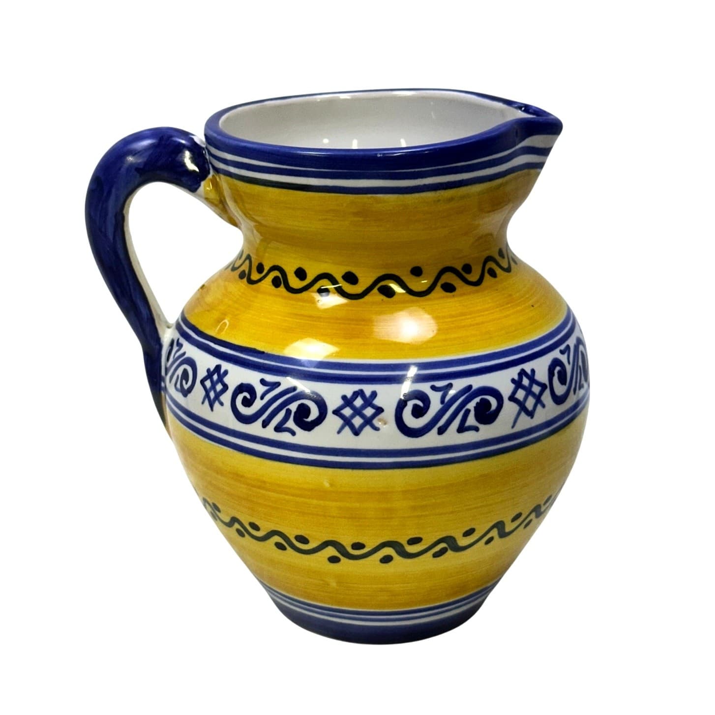 De La Cal Barreira Puente Spain Ceramic Pottery 15-Piece Tea Set-Extremely Rare - Thumbnail 6