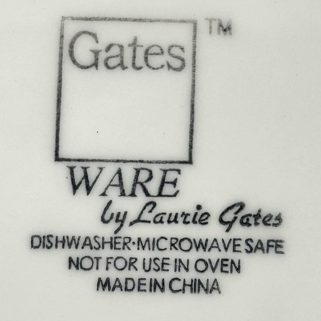 Gates Ware Laurie Gates Vibrant Colorful Art Pottery 14" Large Serving Bowl - Thumbnail 9
