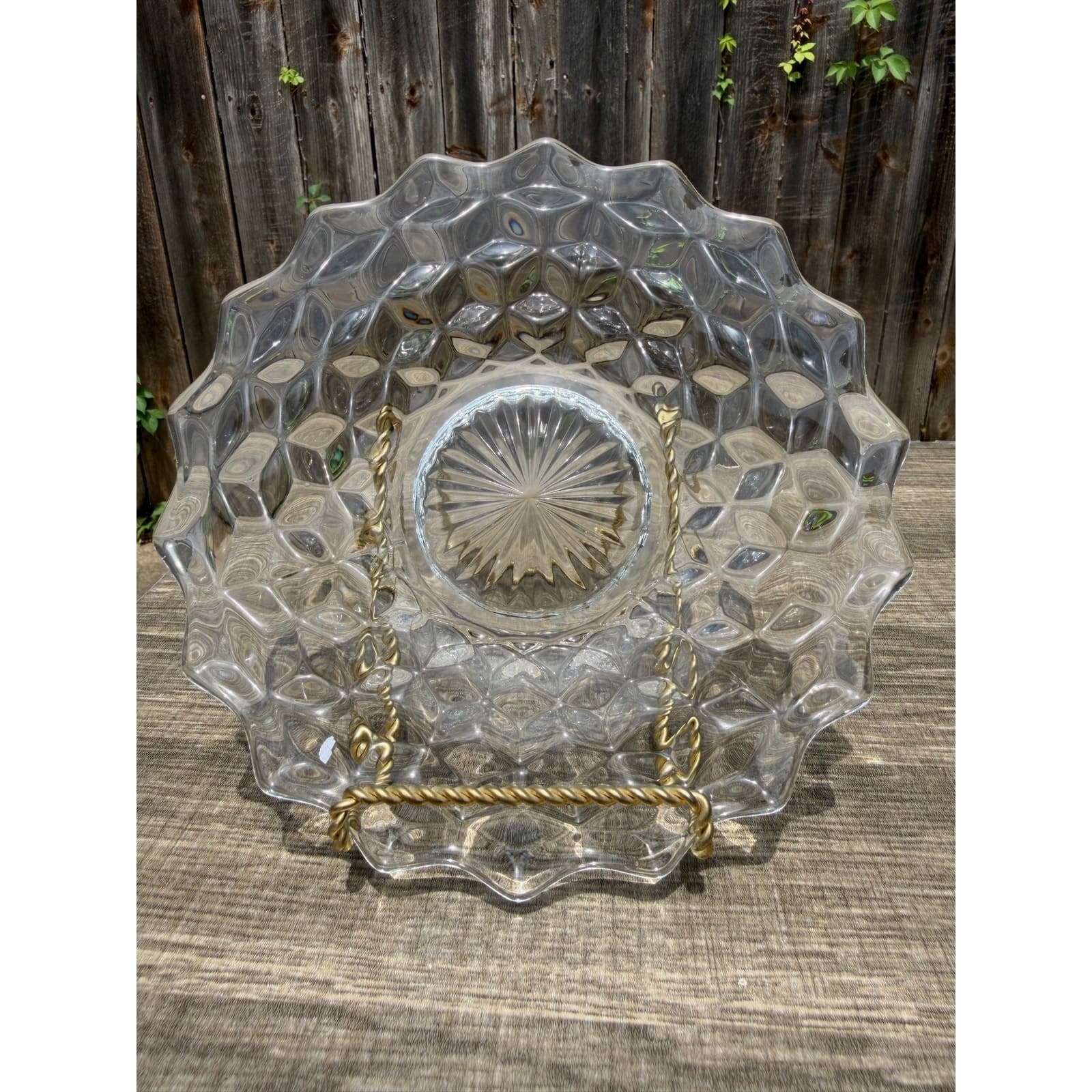 Fostoria 'American' Clear Glass 7.5” Vintage Bread Dessert/Plates-Set of 9 - Thumbnail 14