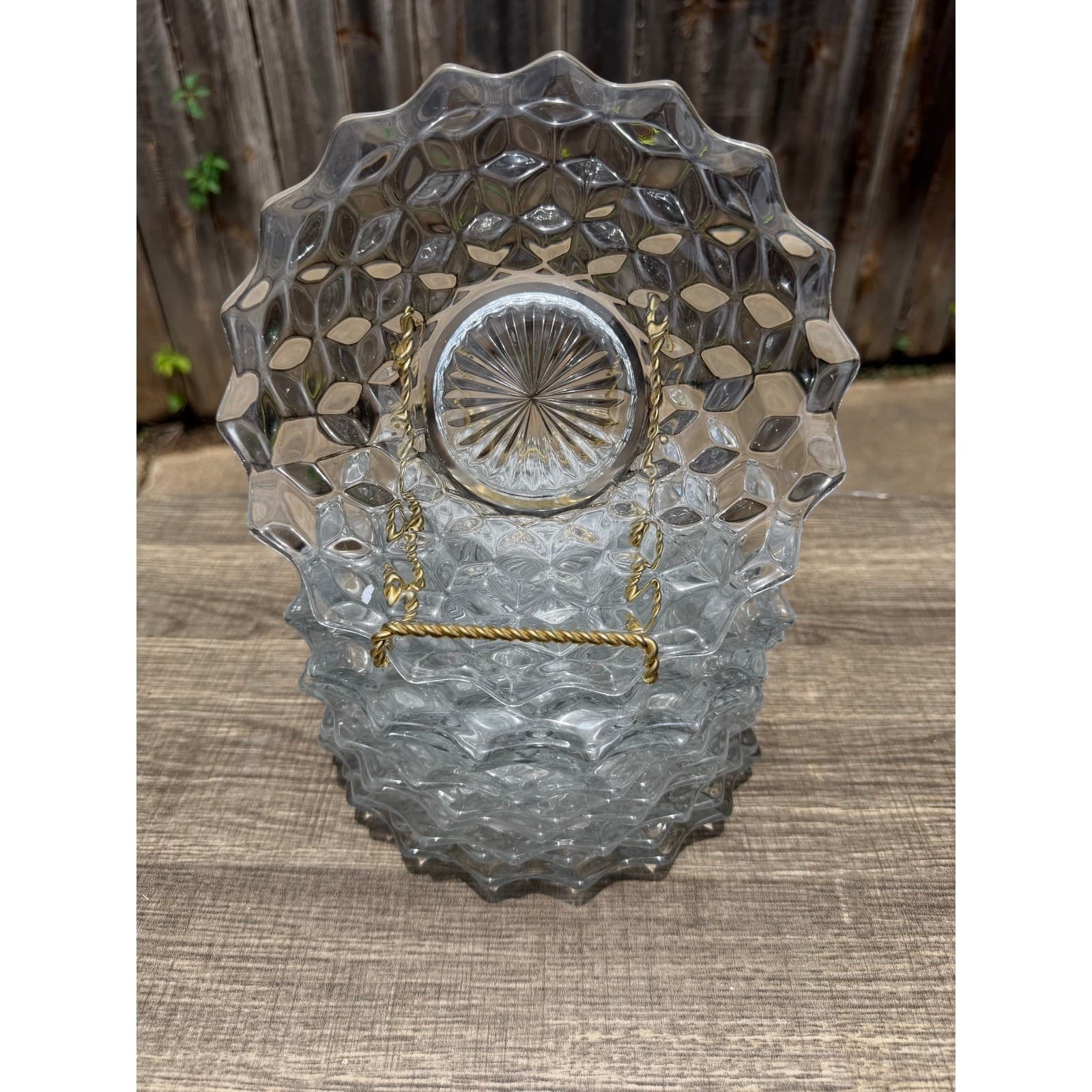 Fostoria 'American' Clear Glass 7.5” Vintage Bread Dessert/Plates-Set of 9 - Thumbnail 3