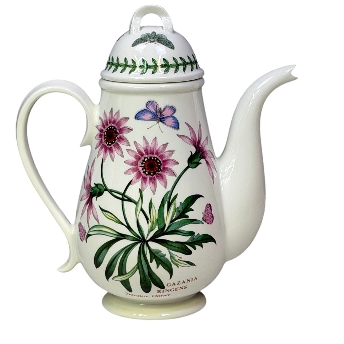 Portmeirion Botanic Garden Coffeepot Treasure Flower England Susan WilliamsEllis