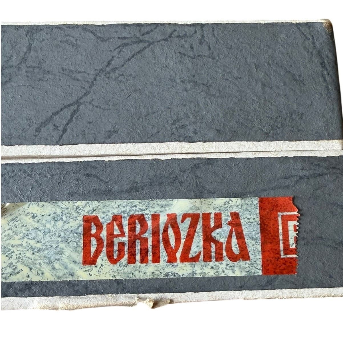 Vintage Fedoskino Russian Lacquer Box Frog Princess Beriozka Box Papers 6.5" - Thumbnail 10
